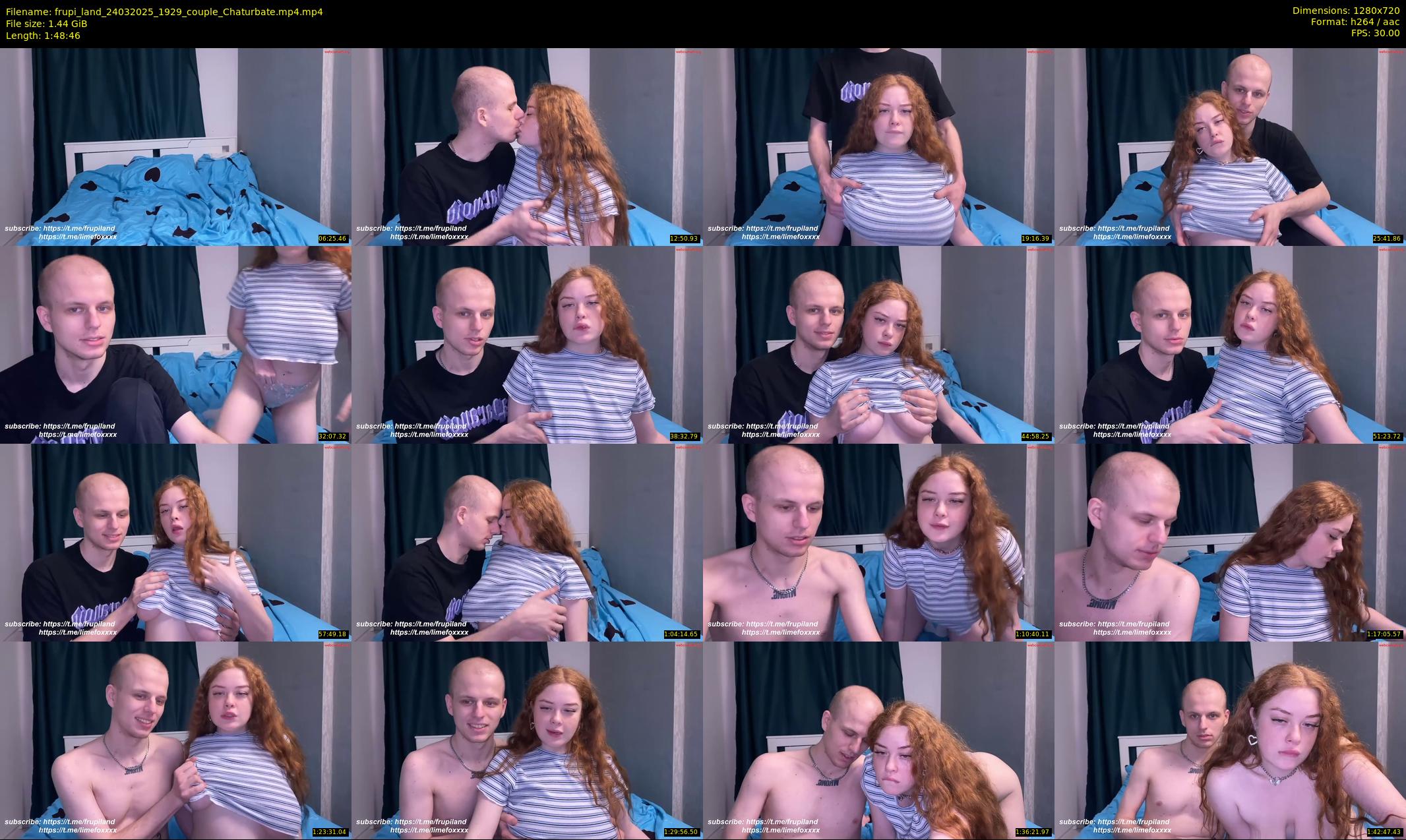frupi_land — 109 minute Chaturbate couple cam show recording, 720p, Mar 24, 2025