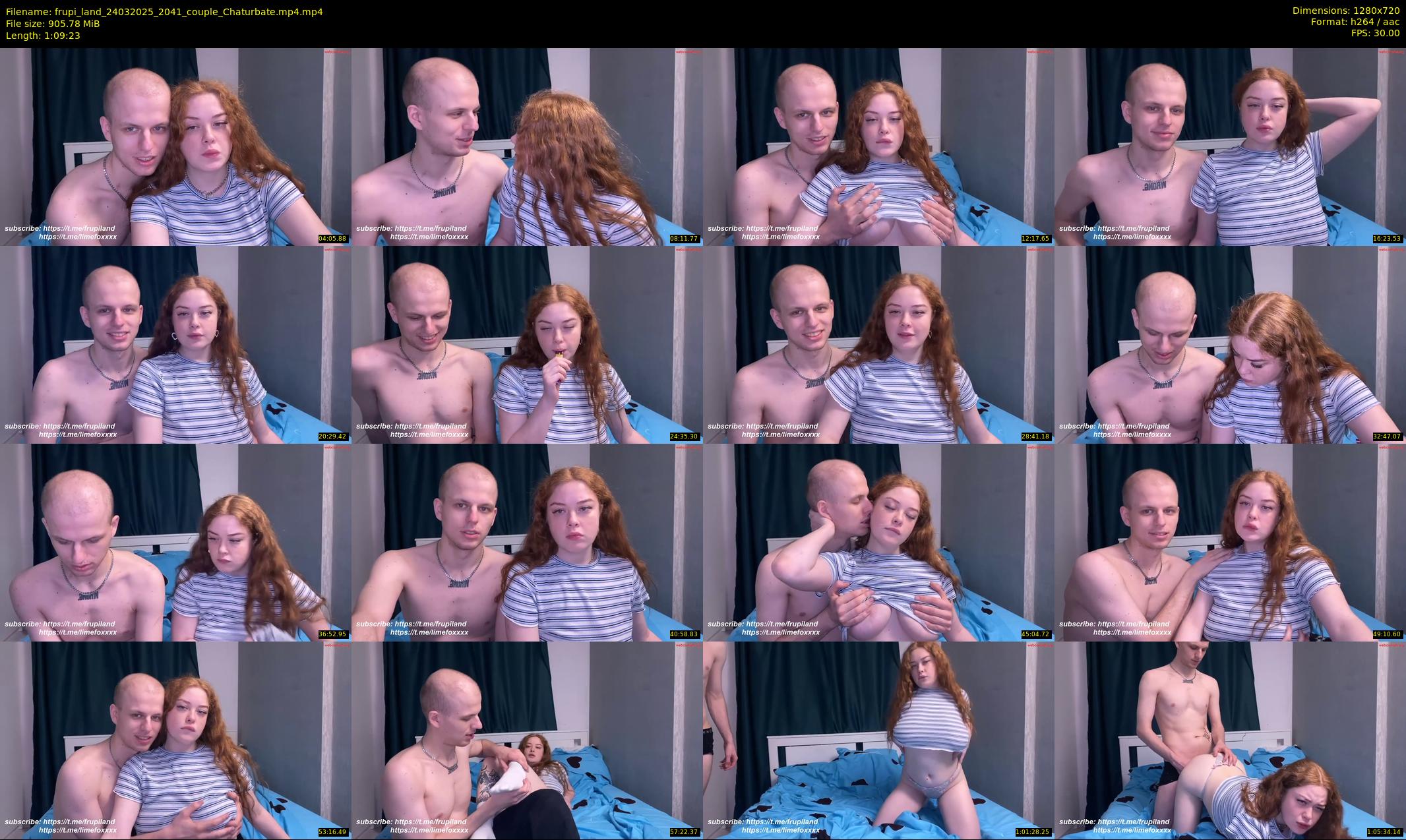 frupi_land — 70 minute Chaturbate couple cam show recording, 720p, Mar 24, 2025