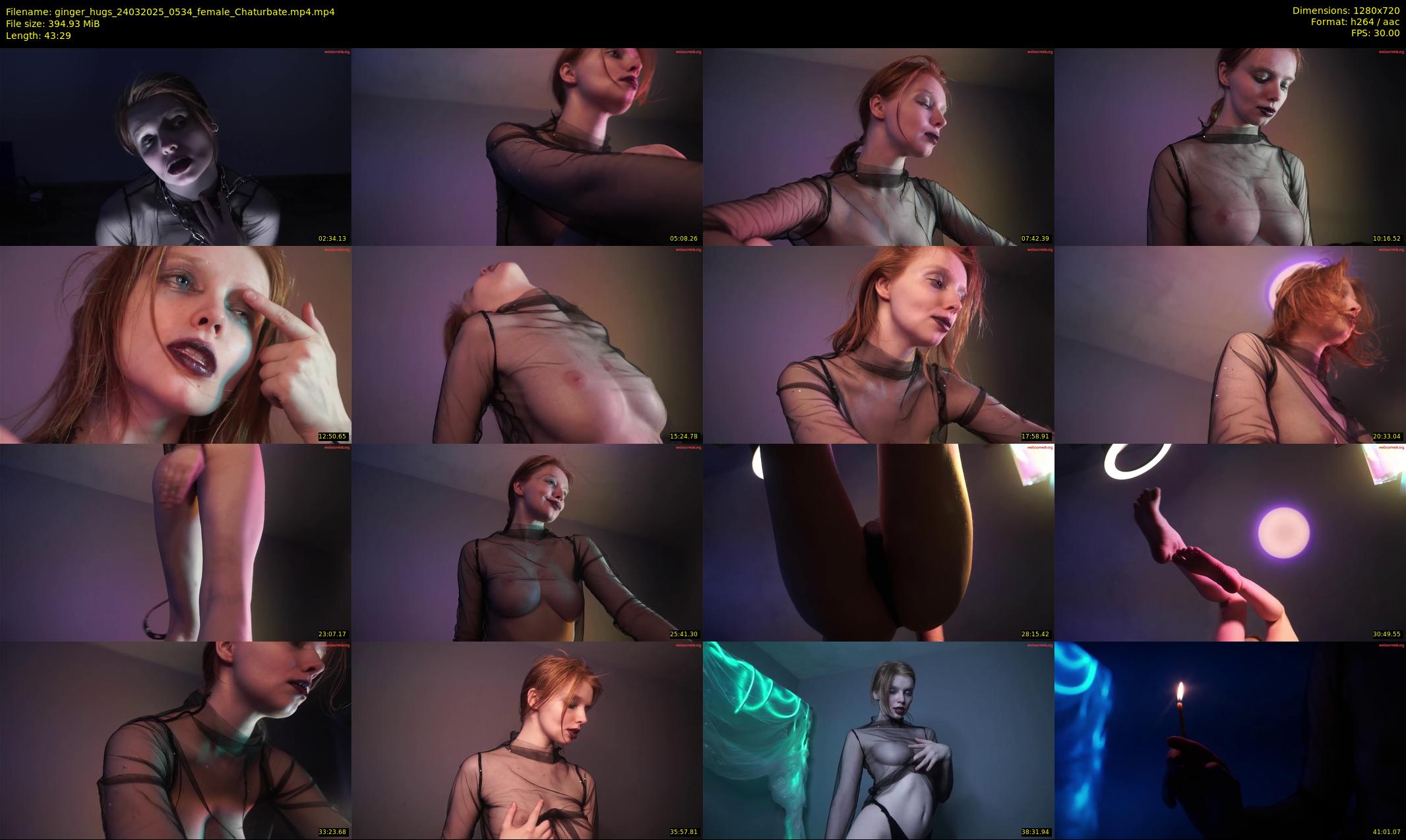 ginger_hugs — 44 minute Chaturbate female cam show recording, 720p, Mar 24, 2025