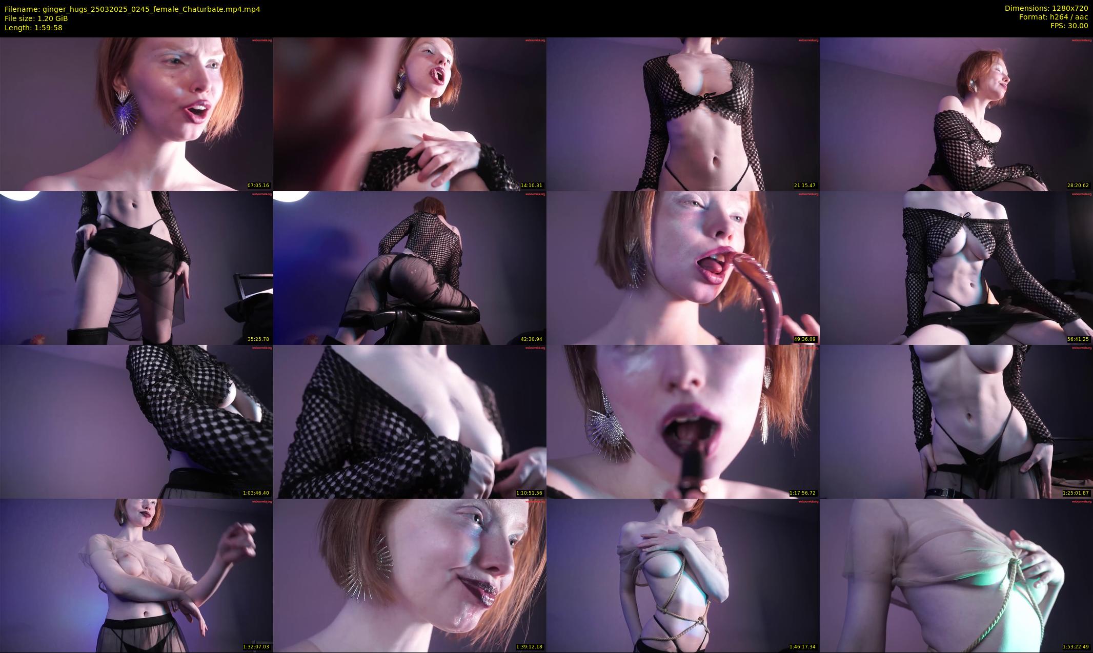 ginger_hugs — 120 minute Chaturbate female cam show recording, 720p, Mar 25, 2025