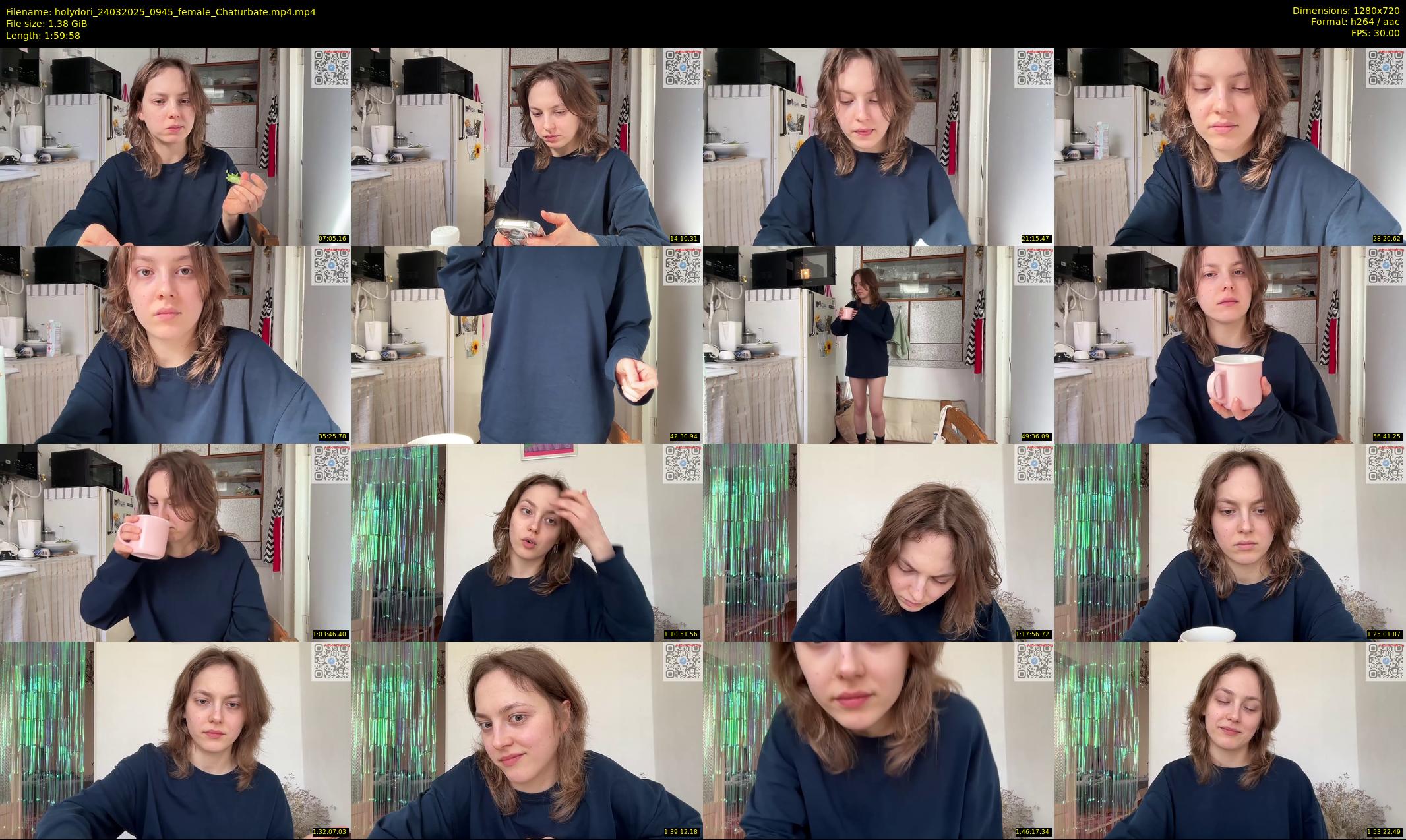holydori — 120 minute Chaturbate female cam show recording, 720p, Mar 24, 2025