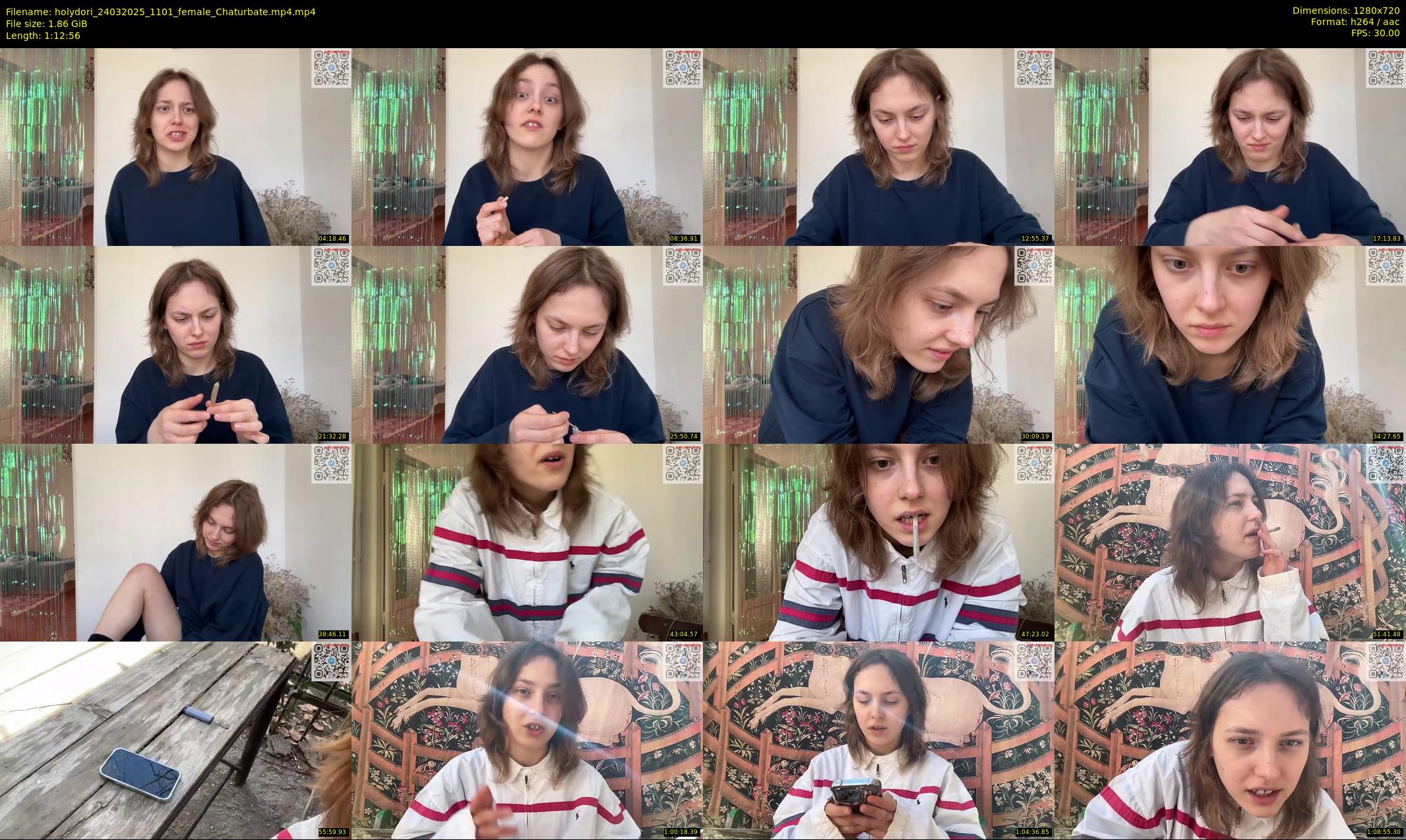 holydori — 73 minute Chaturbate female cam show recording, 720p, Mar 24, 2025