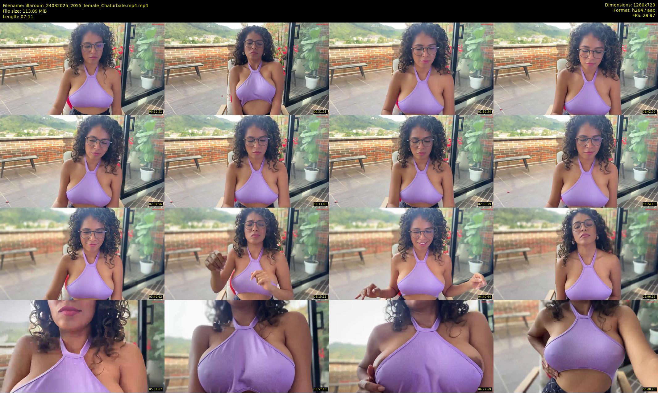 illaroom — 8 minute Chaturbate female cam show recording, 720p, Mar 24, 2025