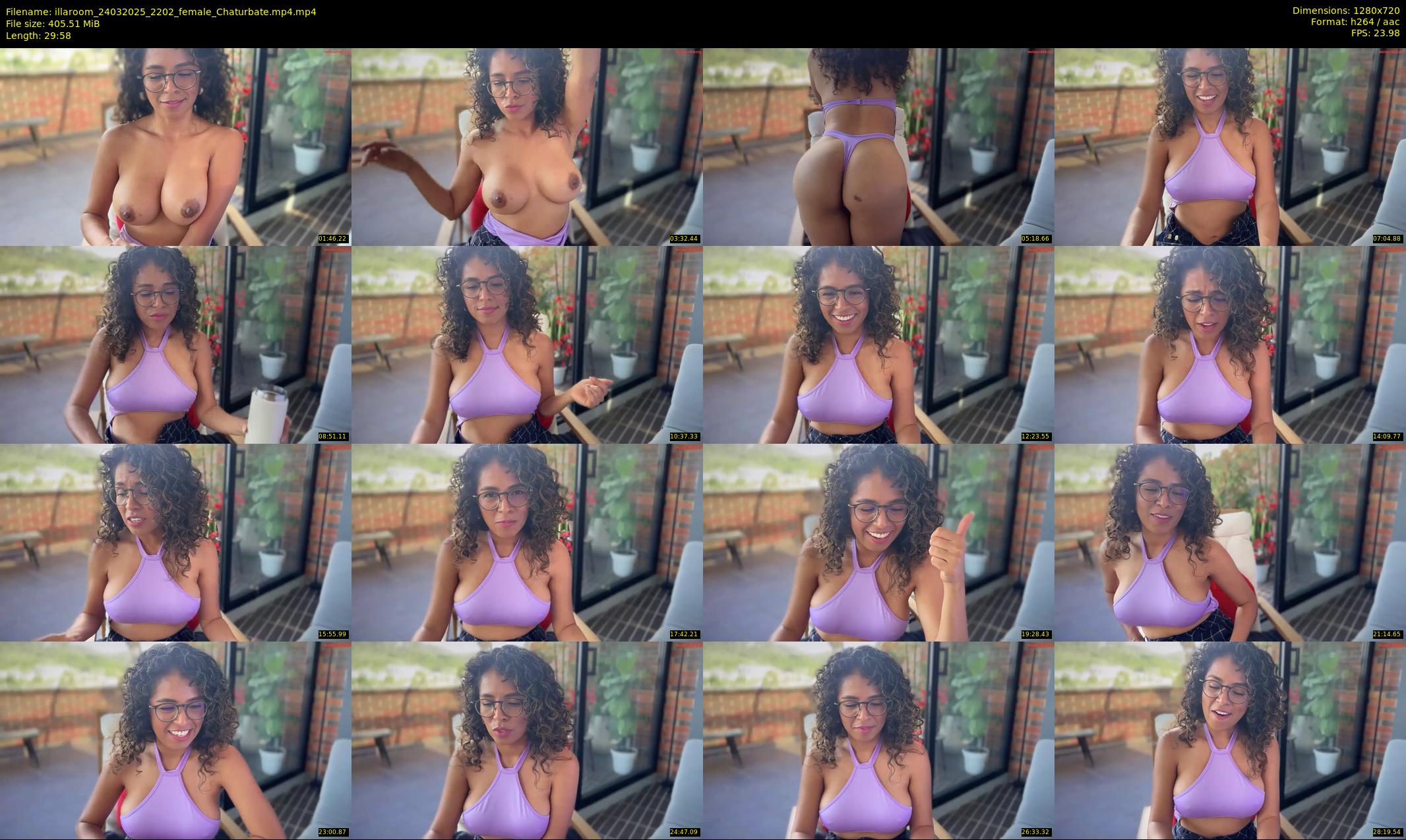 illaroom — 30 minute Chaturbate female cam show recording, 720p, Mar 24, 2025