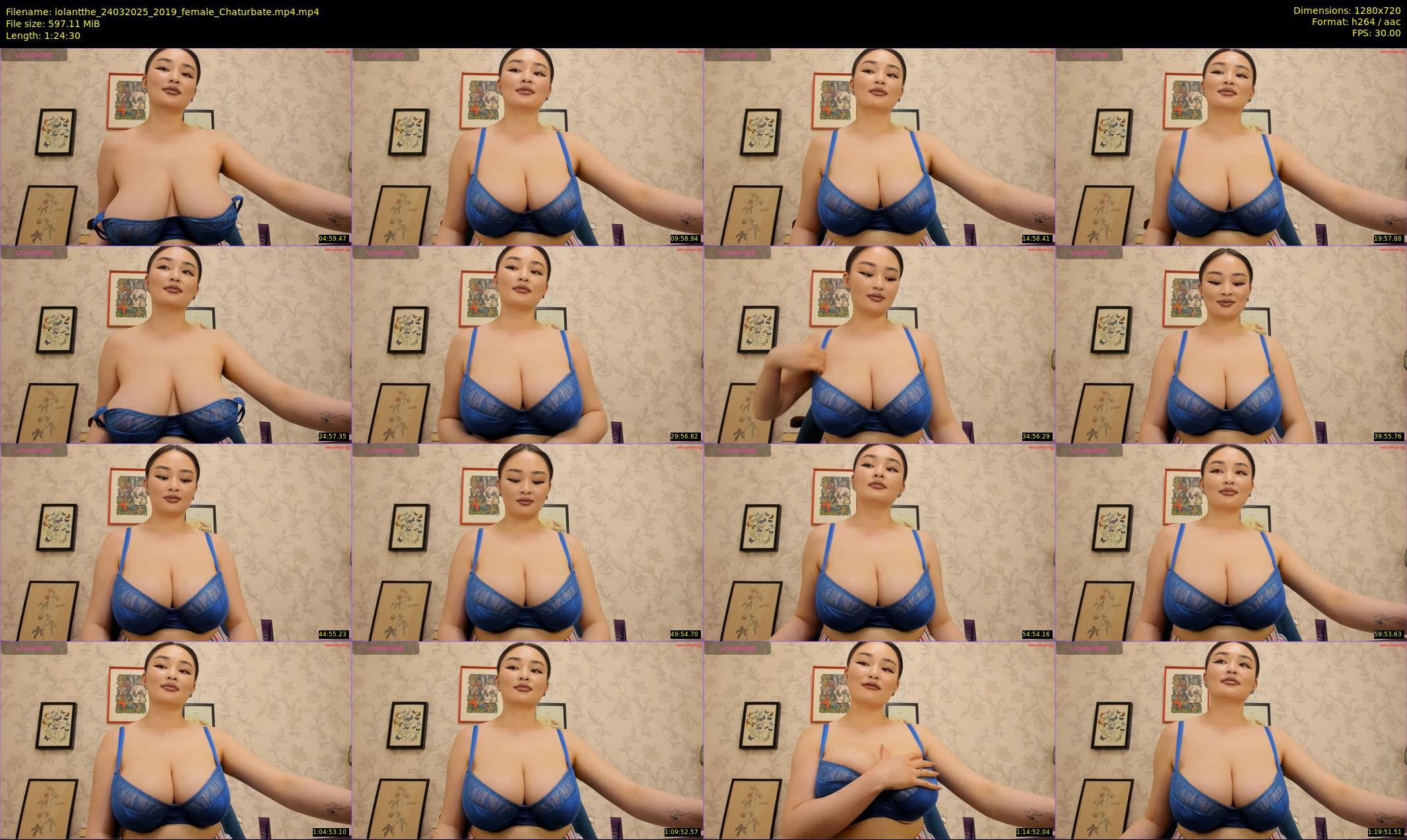 iolantthe — 85 minute Chaturbate female cam show recording, 720p, Mar 24, 2025