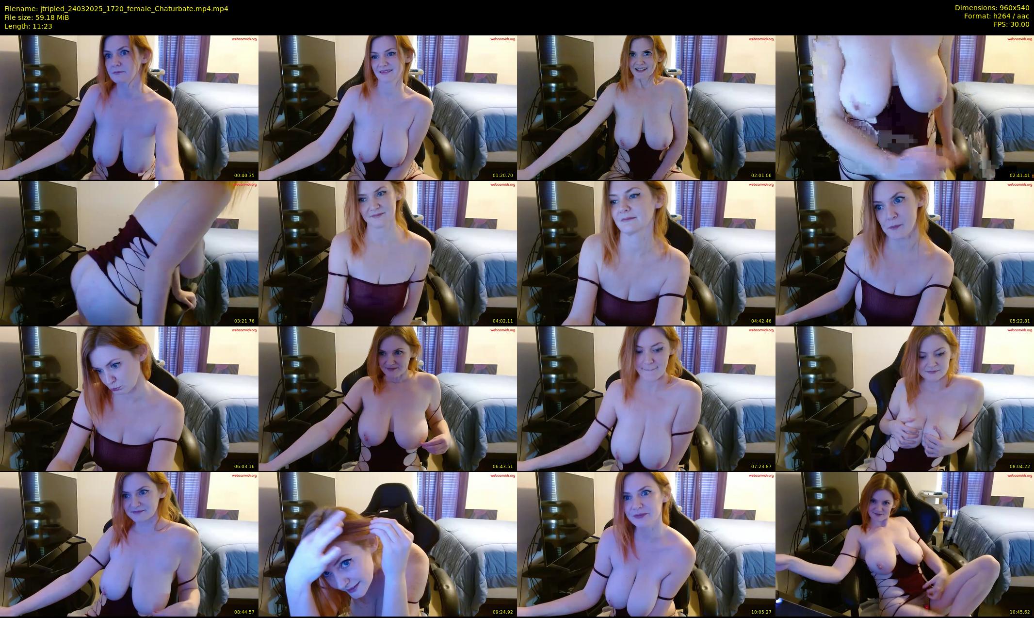 jtripled — 12 minute Chaturbate female cam show recording, 480p, Mar 24, 2025