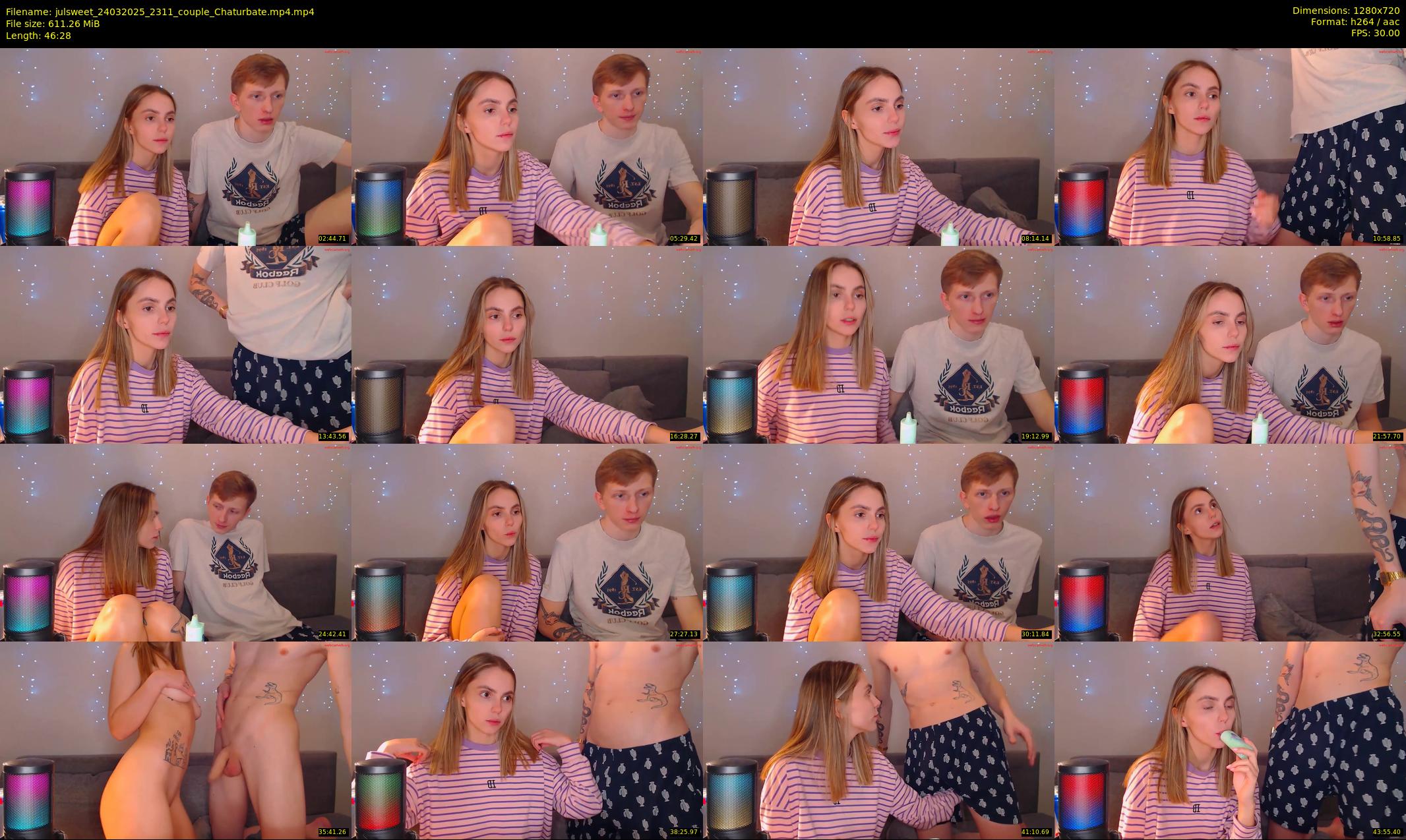 julsweet — 47 minute Chaturbate male cam show recording, 720p, Mar 24, 2025