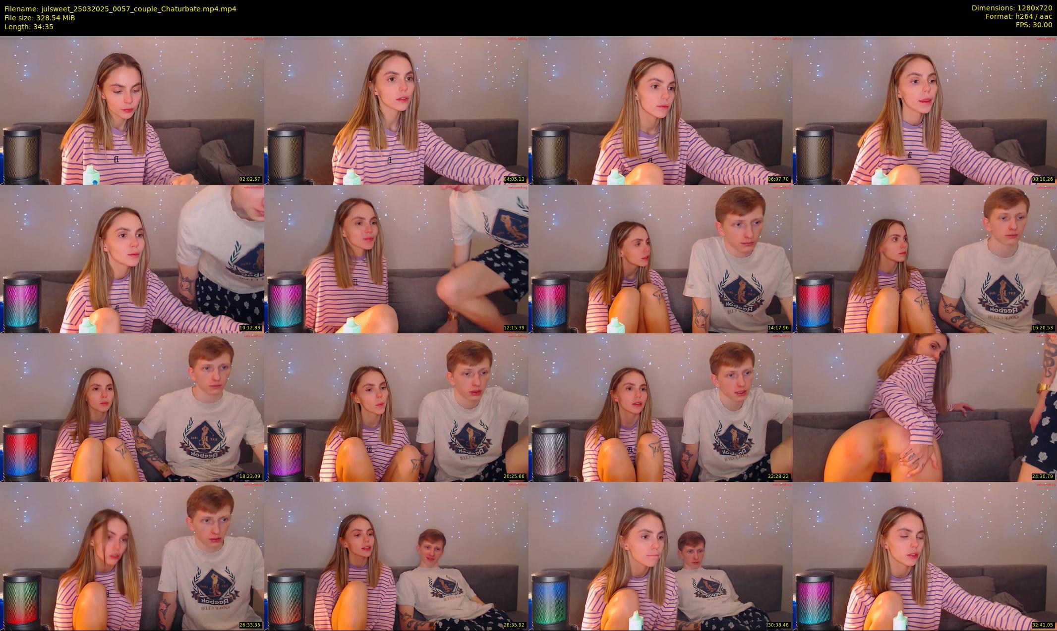 julsweet — 35 minute Chaturbate male cam show recording, 720p, Mar 25, 2025