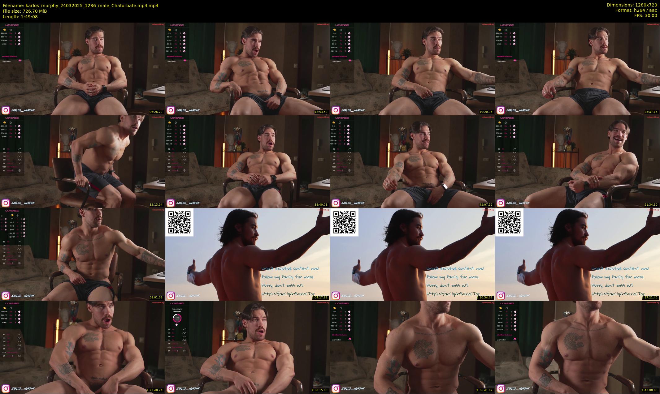 karlos_murphy — 110 minute Chaturbate male cam show recording, 720p, Mar 24, 2025