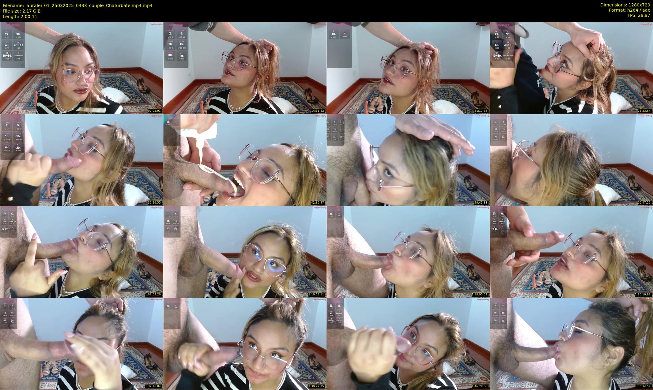 lauralei_01 — 121 minute Chaturbate couple cam show recording, 720p, Mar 25, 2025