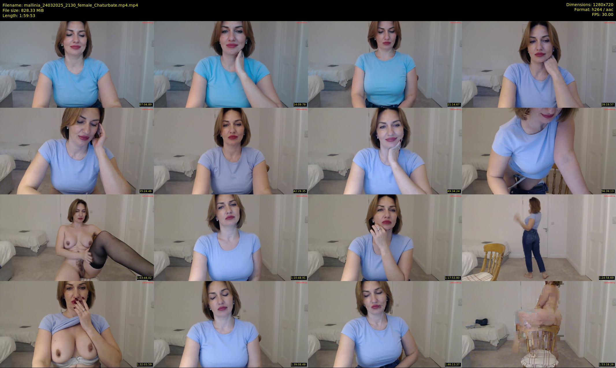 mallinia — 120 minute Chaturbate female cam show recording, 720p, Mar 24, 2025
