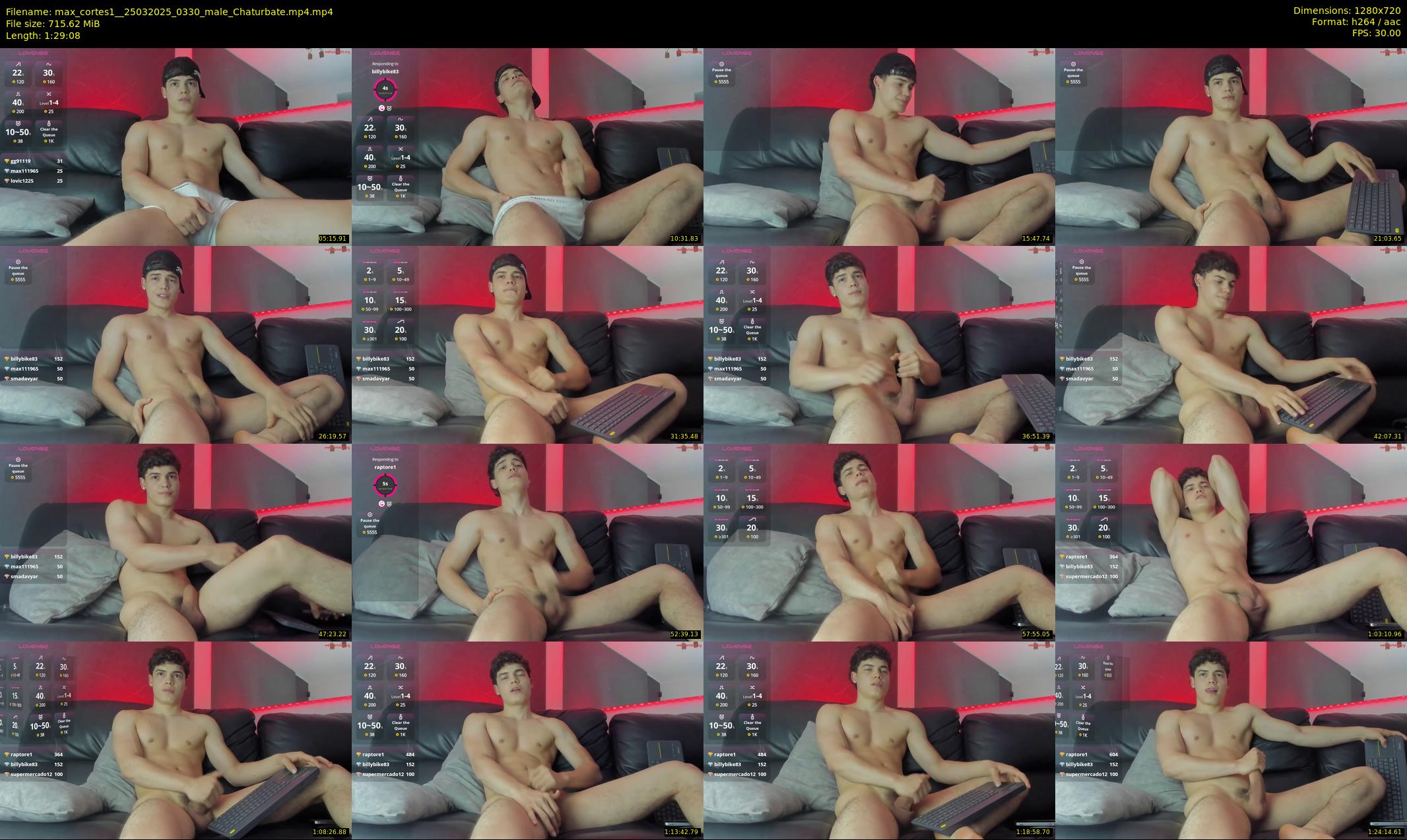 max_cortes1_ — 90 minute Chaturbate male cam show recording, 720p, Mar 25, 2025