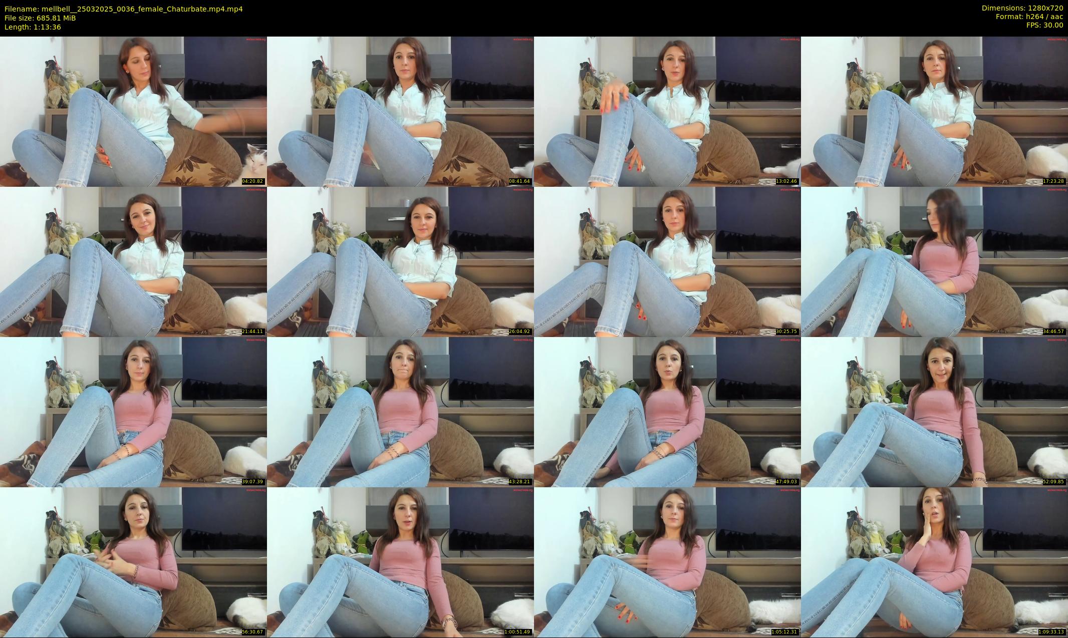 mellbell_ — 74 minute Chaturbate female cam show recording, 720p, Mar 25, 2025
