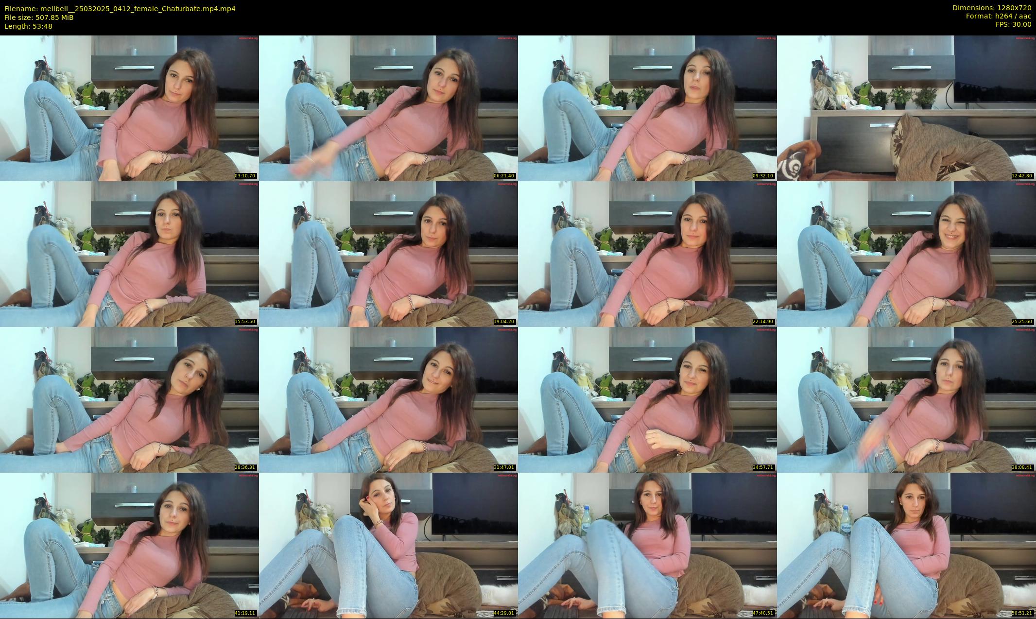 mellbell_ — 54 minute Chaturbate female cam show recording, 720p, Mar 25, 2025