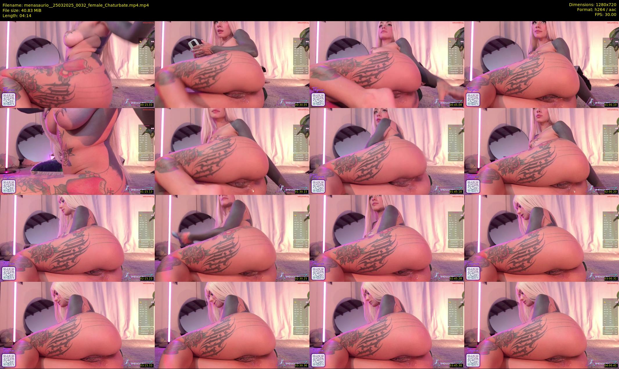 menasaurio_ — 5 minute Chaturbate female cam show recording, 720p, Mar 25, 2025