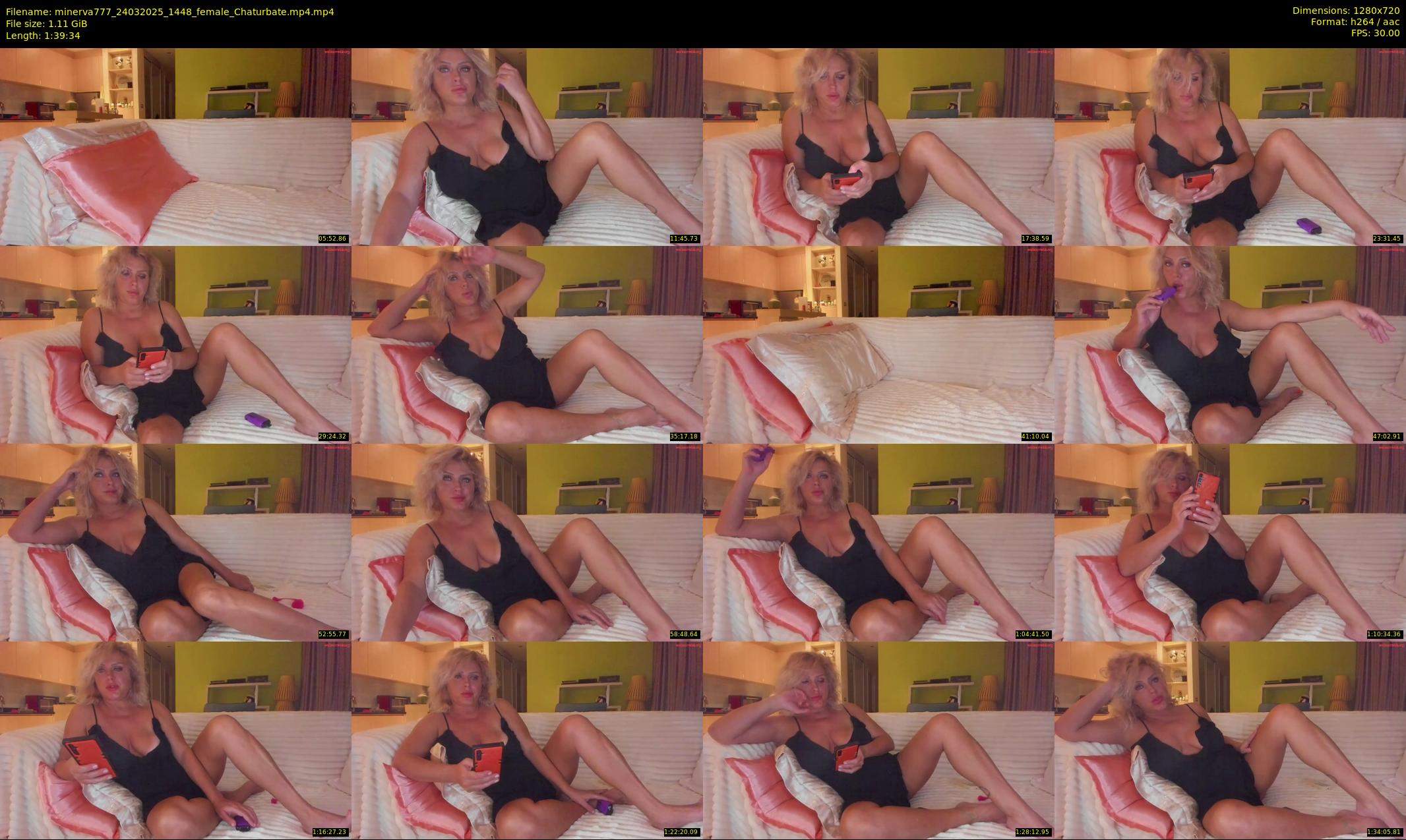 minerva777 — 100 minute Chaturbate female cam show recording, 720p, Mar 24, 2025