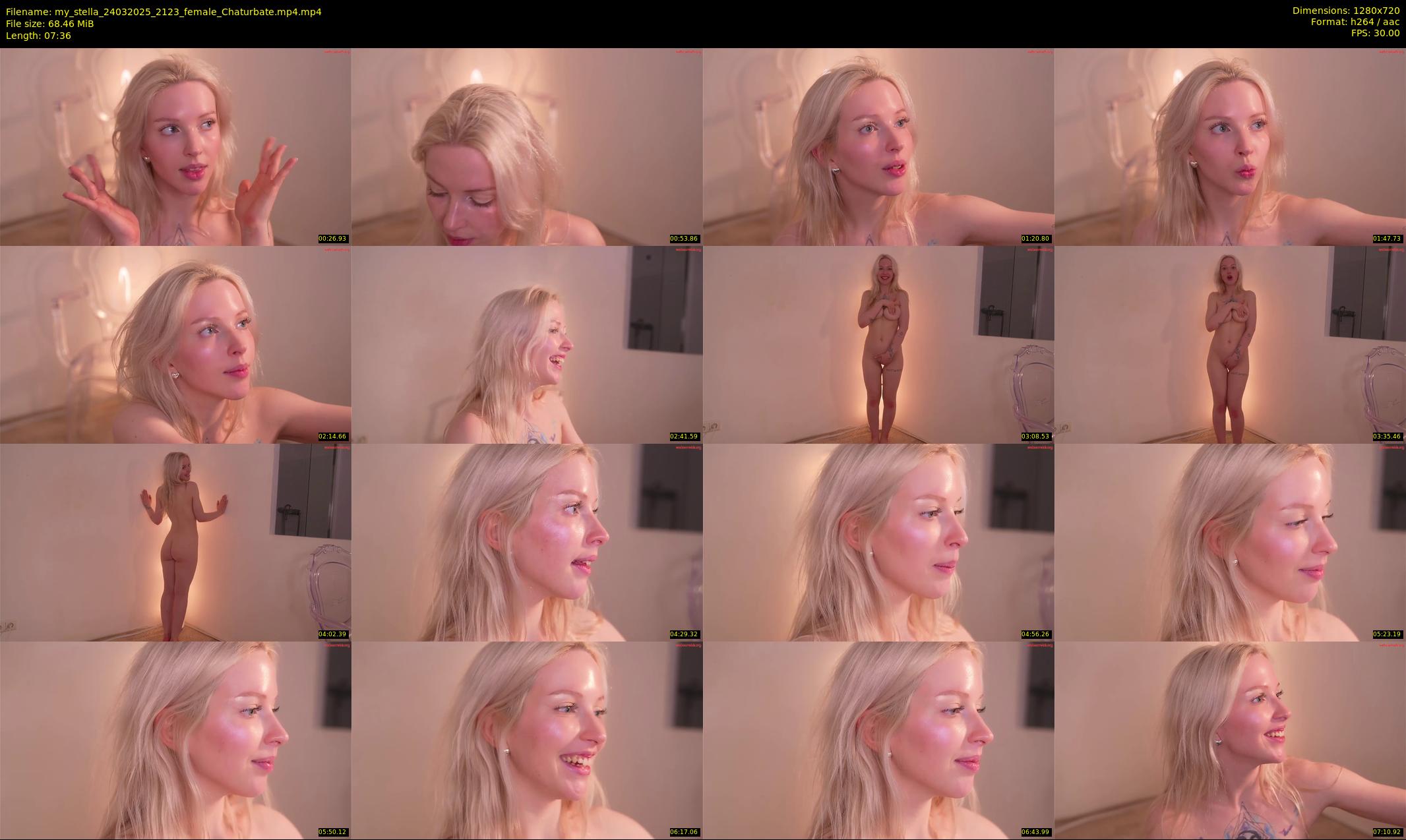 my_stella — 8 minute Chaturbate female cam show recording, 720p, Mar 24, 2025