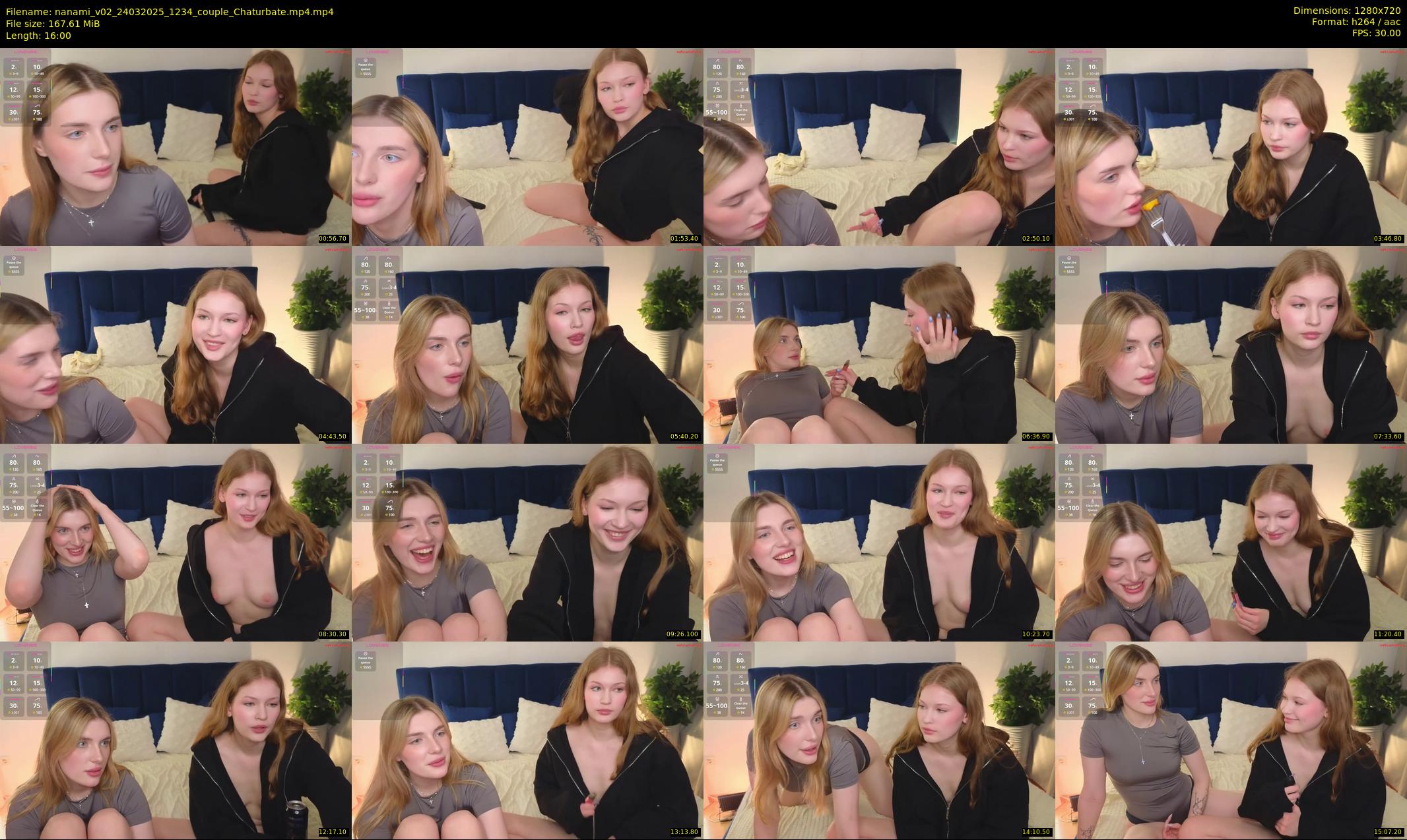 nanami_v02 — 16 minute Chaturbate couple cam show recording, 720p, Mar 24, 2025