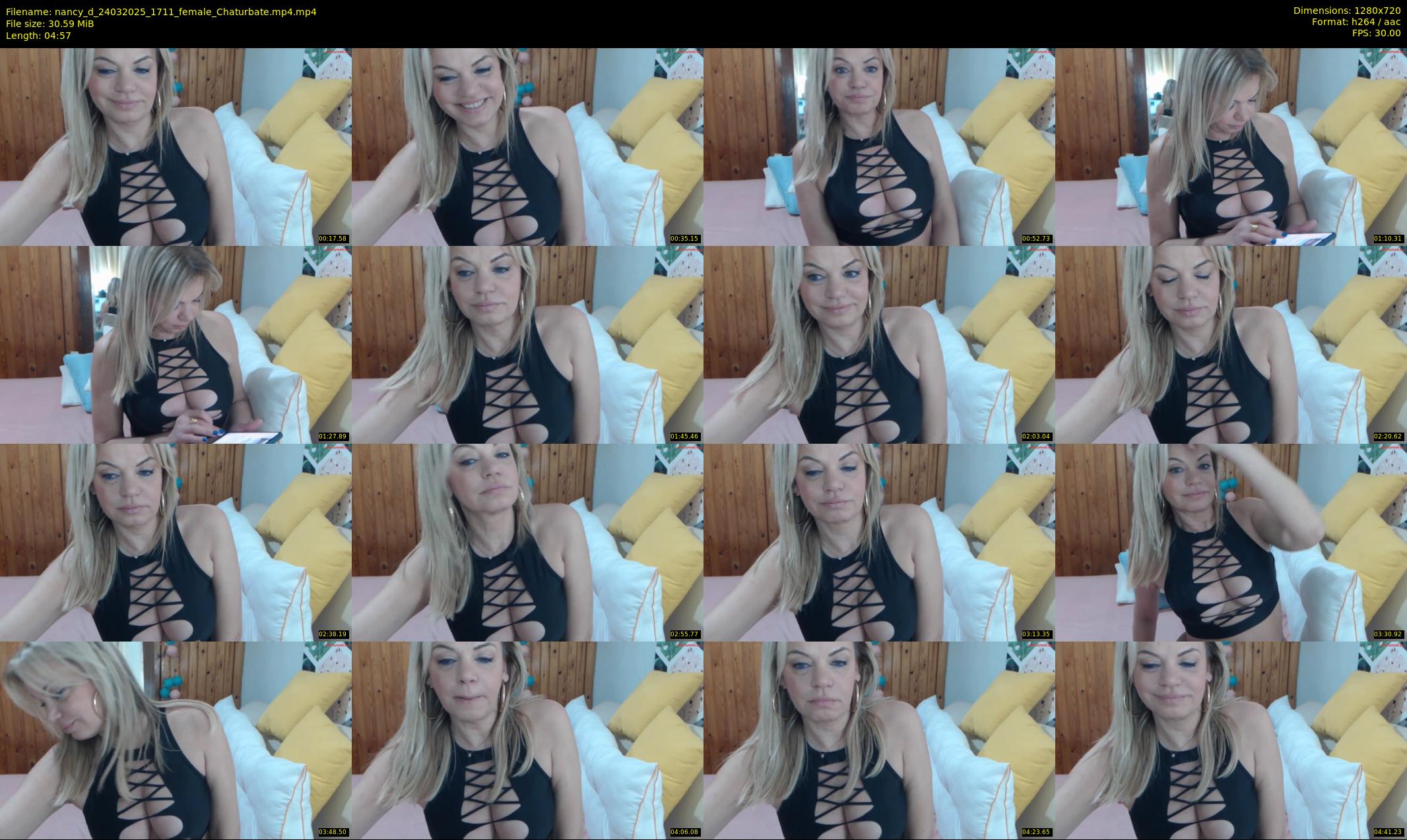 nancy_d — 5 minute Chaturbate female cam show recording, 720p, Mar 24, 2025