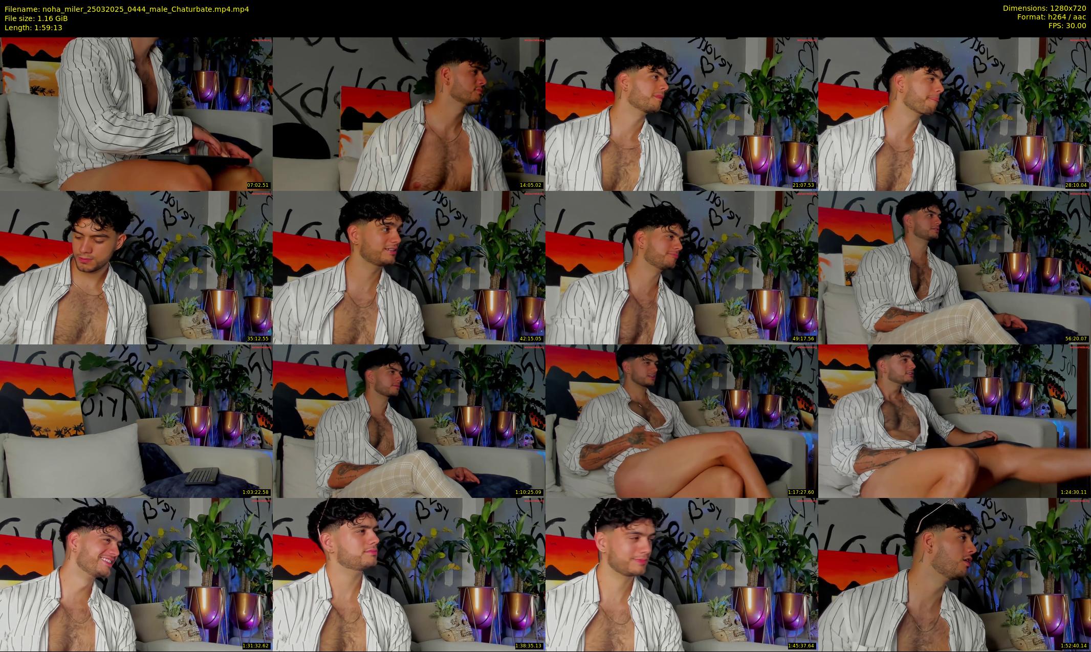 noha_miler — 120 minute Chaturbate male cam show recording, 720p, Mar 25, 2025