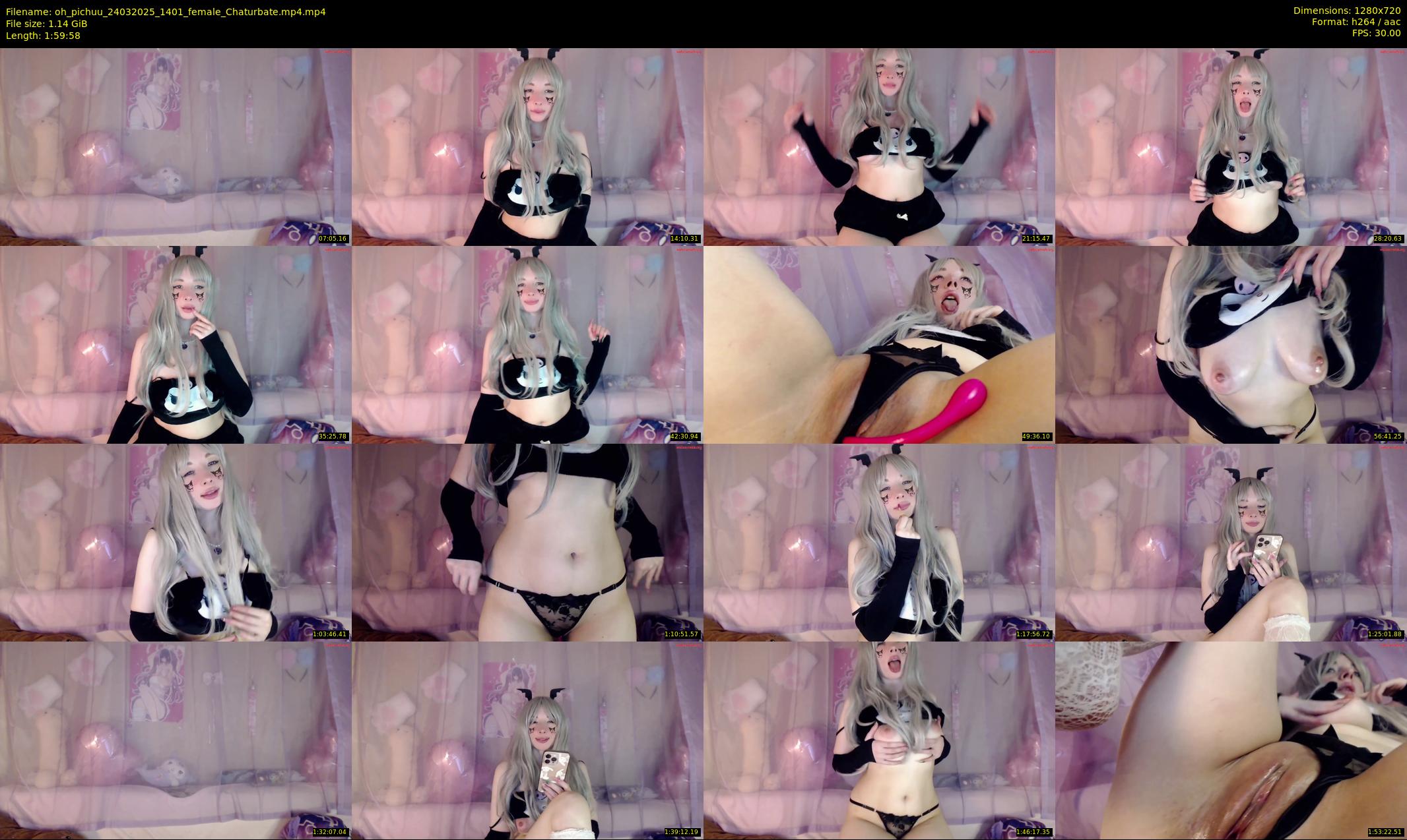 oh_pichuu — 120 minute Chaturbate female cam show recording, 720p, Mar 24, 2025