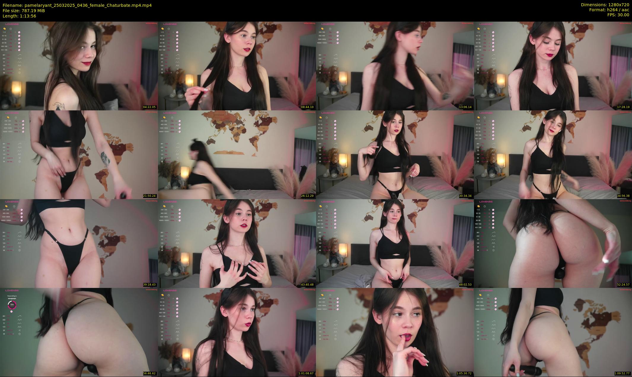 pamelaryant — 74 minute Chaturbate female cam show recording, 720p, Mar 25, 2025
