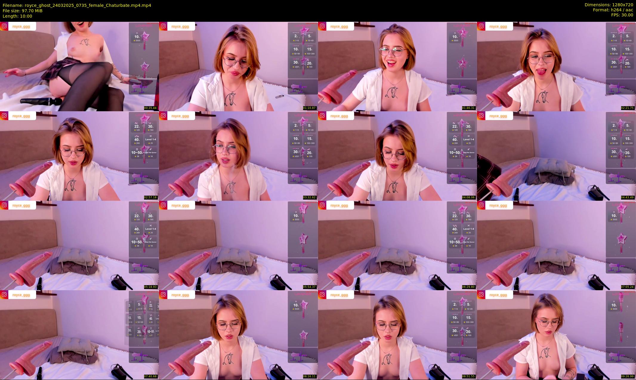 royce_ghost — 10 minute Chaturbate female cam show recording, 720p, Mar 24, 2025