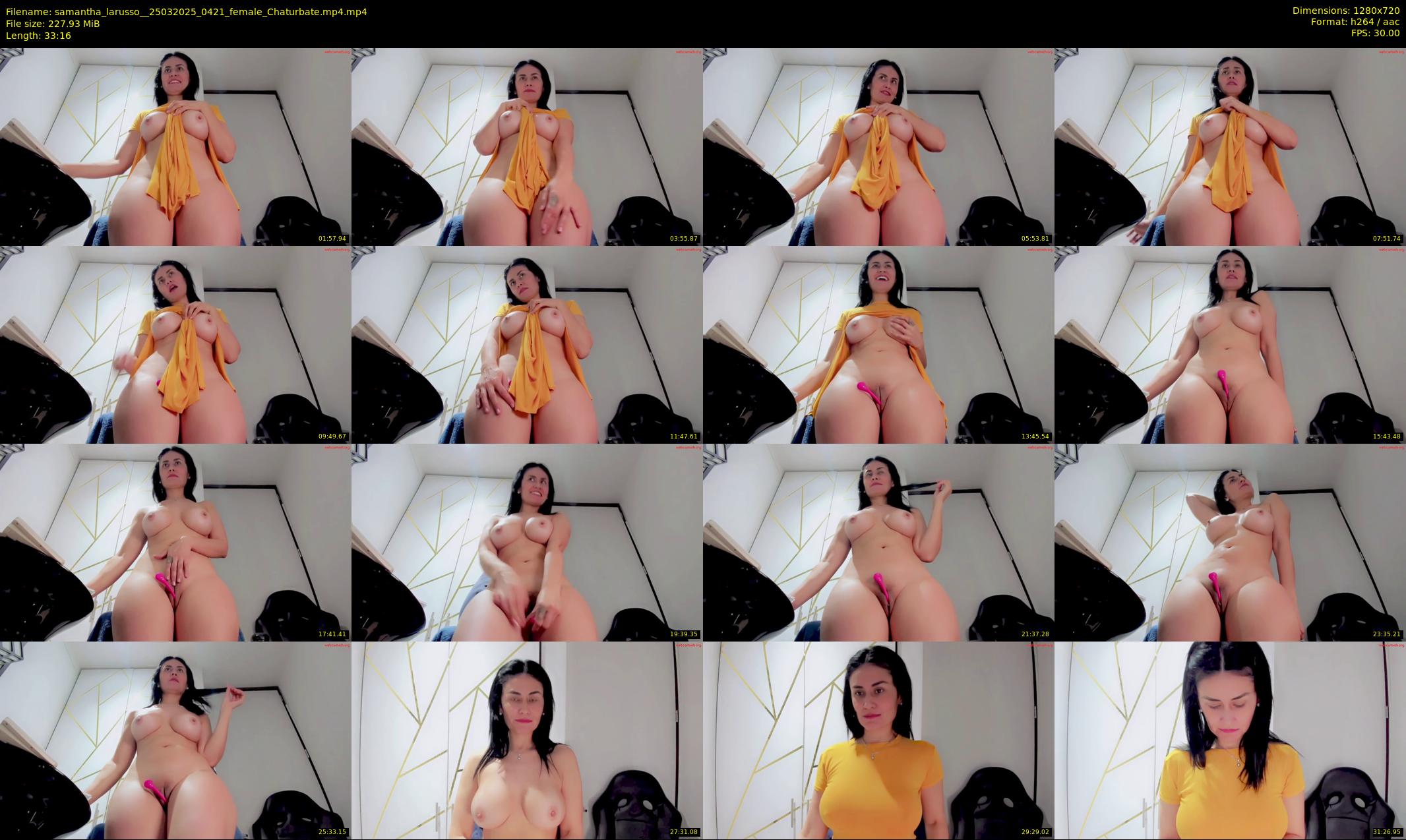 samantha_larusso_ — 34 minute Chaturbate couple cam show recording, 720p, Mar 25, 2025
