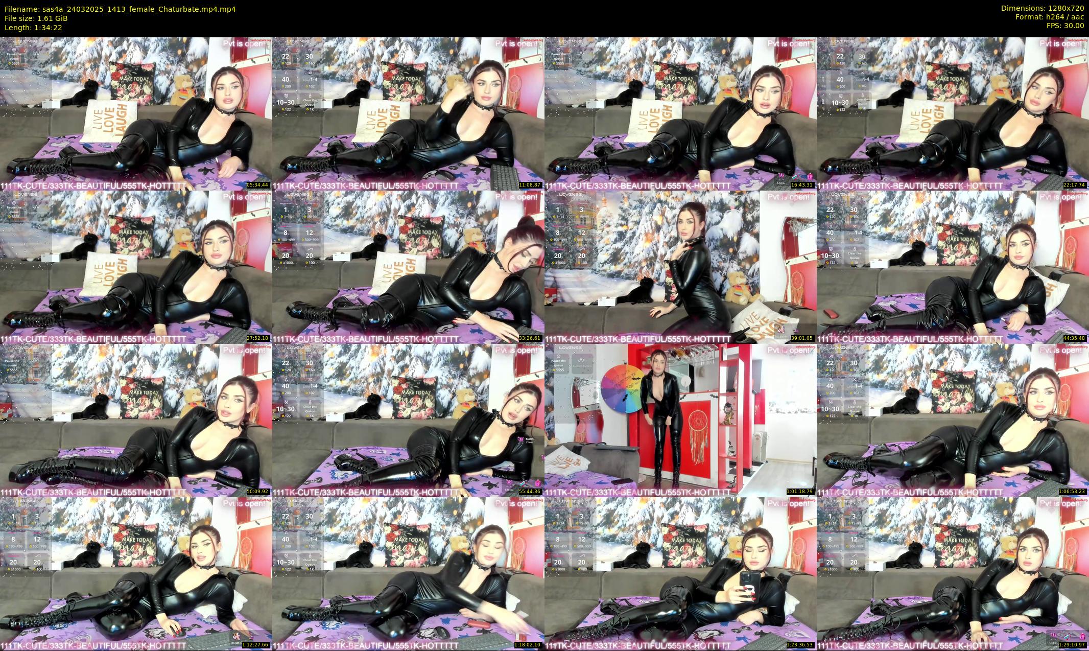 sas4a — 95 minute Chaturbate female cam show recording, 720p, Mar 24, 2025