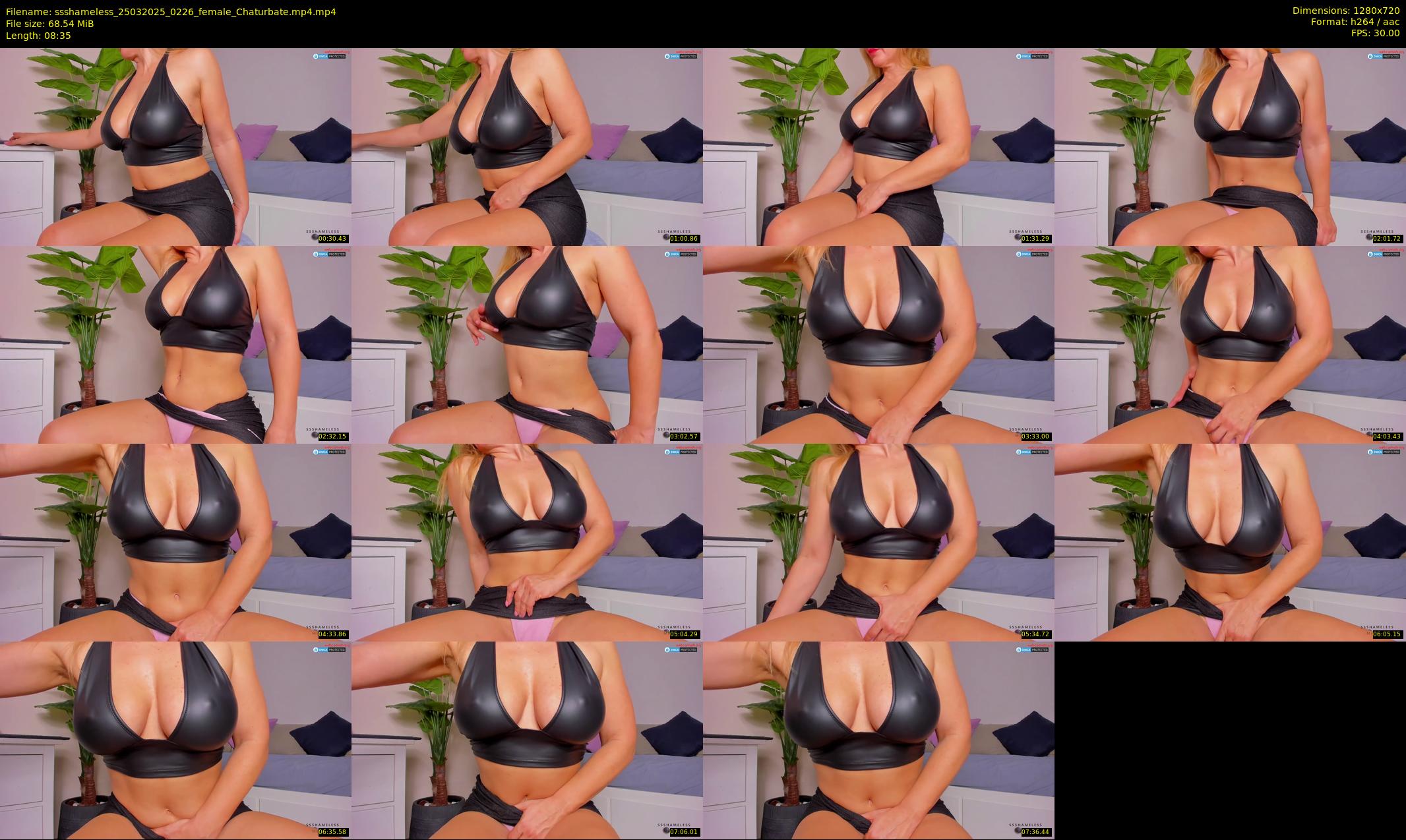 ssshameless — 9 minute Chaturbate female cam show recording, 720p, Mar 25, 2025