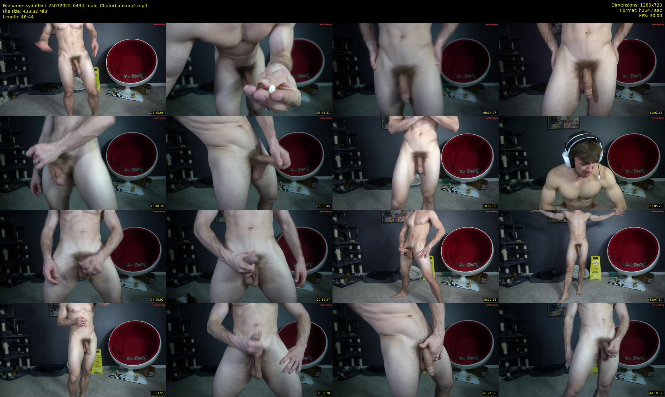 sydaffect — 47 minute Chaturbate male cam show recording, 720p, Mar 25, 2025