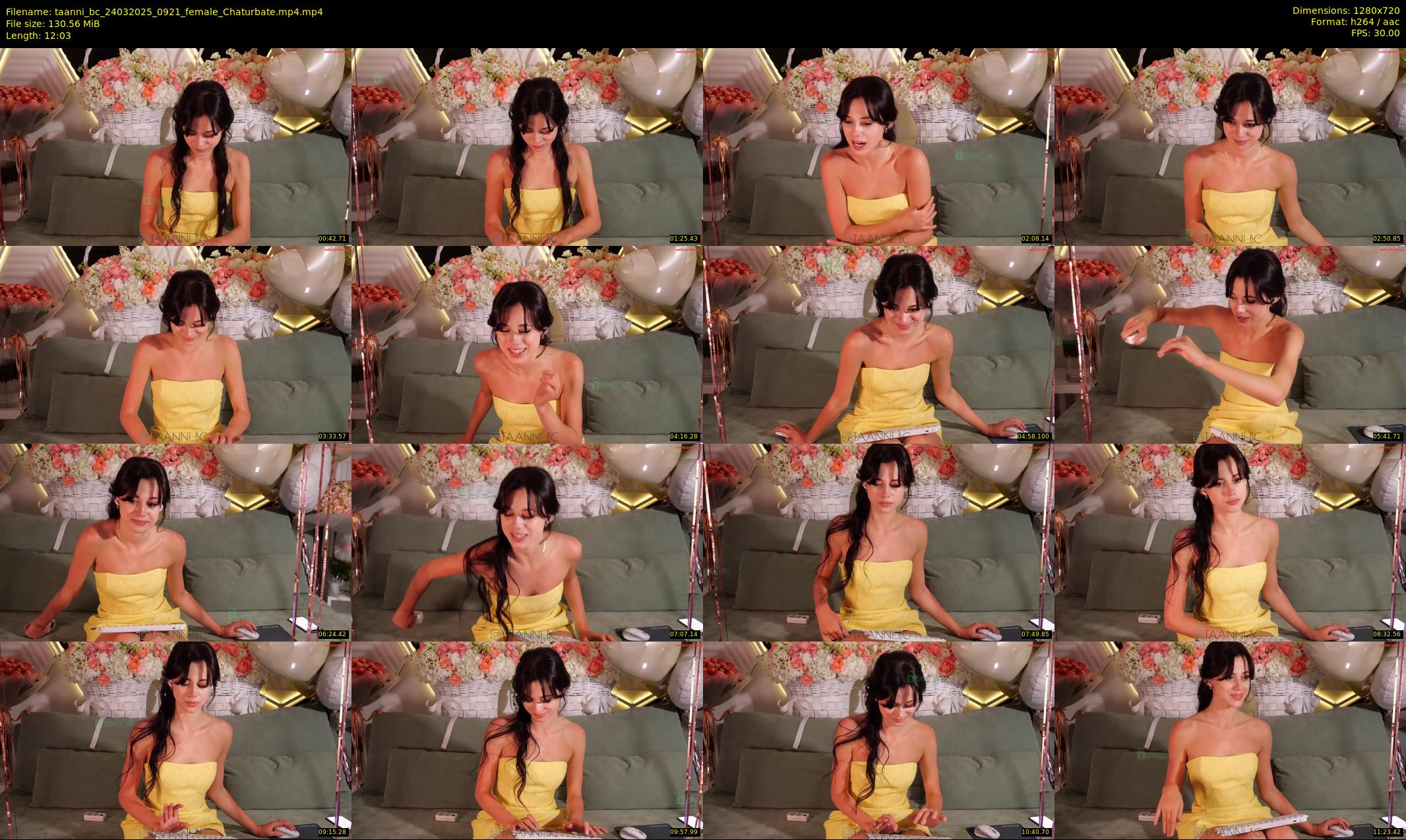 taanni_bc — 13 minute Chaturbate female cam show recording, 720p, Mar 24, 2025