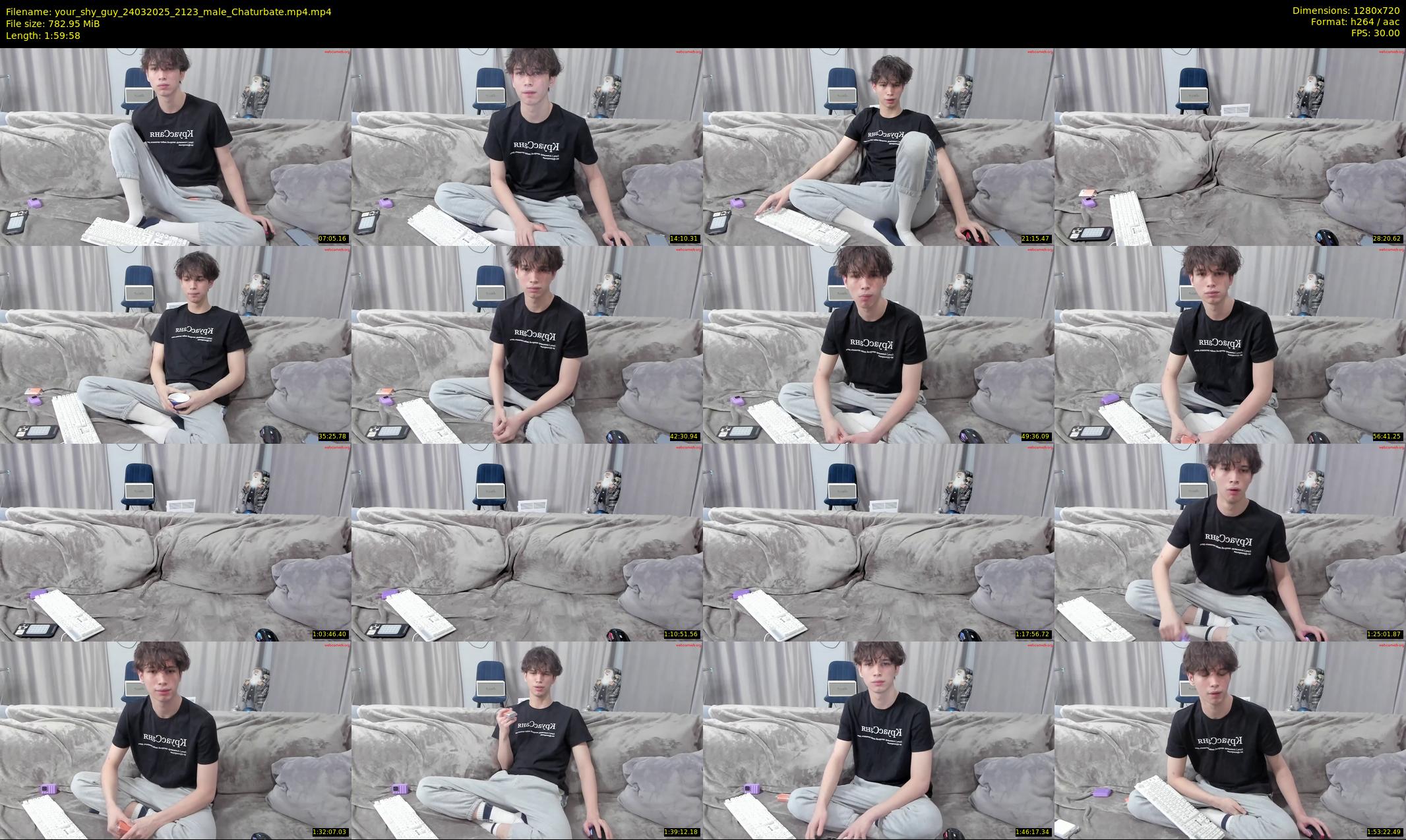 your_shy_guy — 120 minute Chaturbate male cam show recording, 720p, Mar 24, 2025
