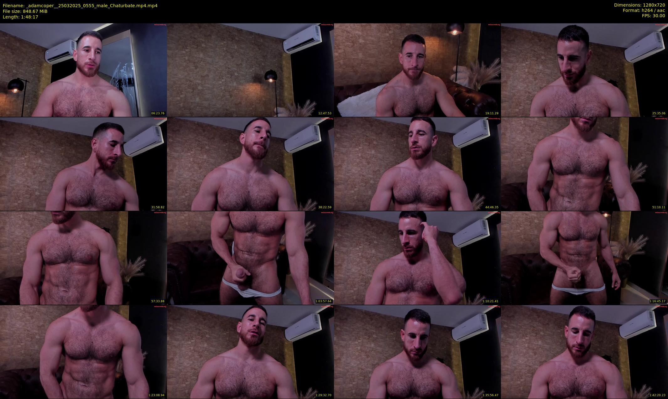 _adamcoper_ — 109 minute Chaturbate male cam show recording, 720p, Mar 25, 2025