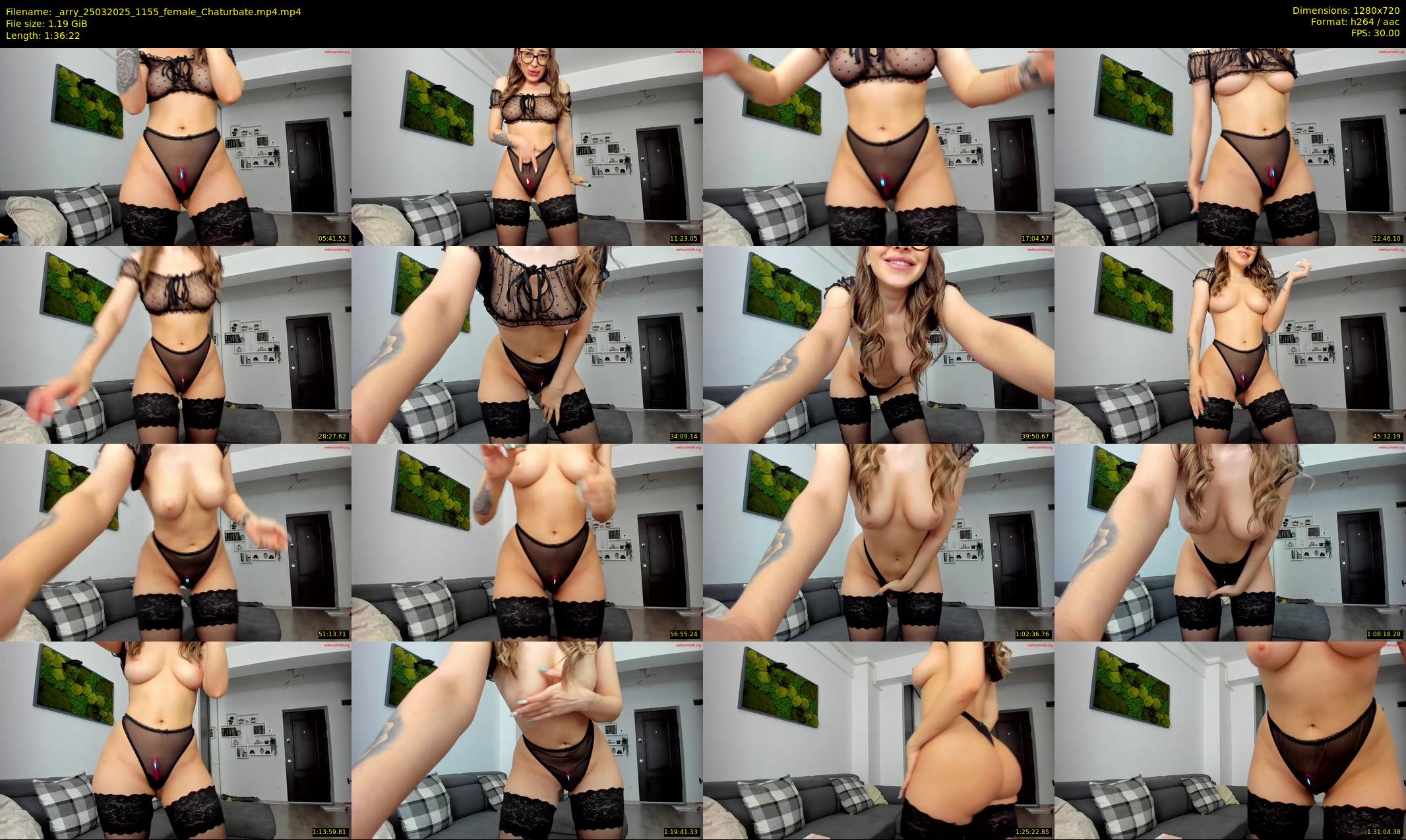 _arry — 97 minute Chaturbate female cam show recording, 720p, Mar 25, 2025