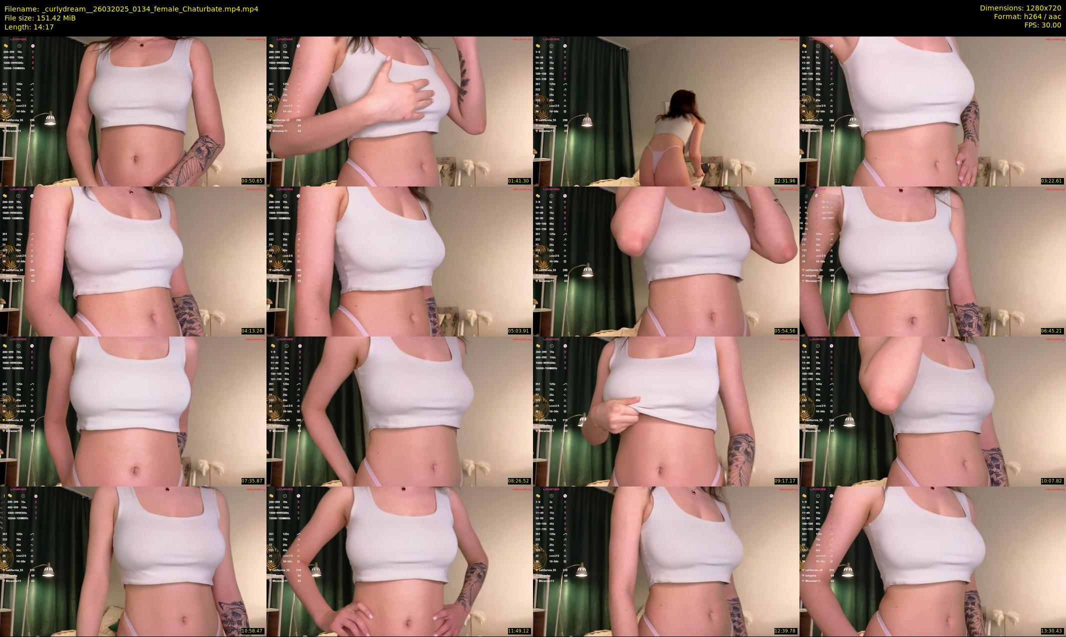 _curlydream_ — 15 minute Chaturbate female cam show recording, 720p, Mar 26, 2025
