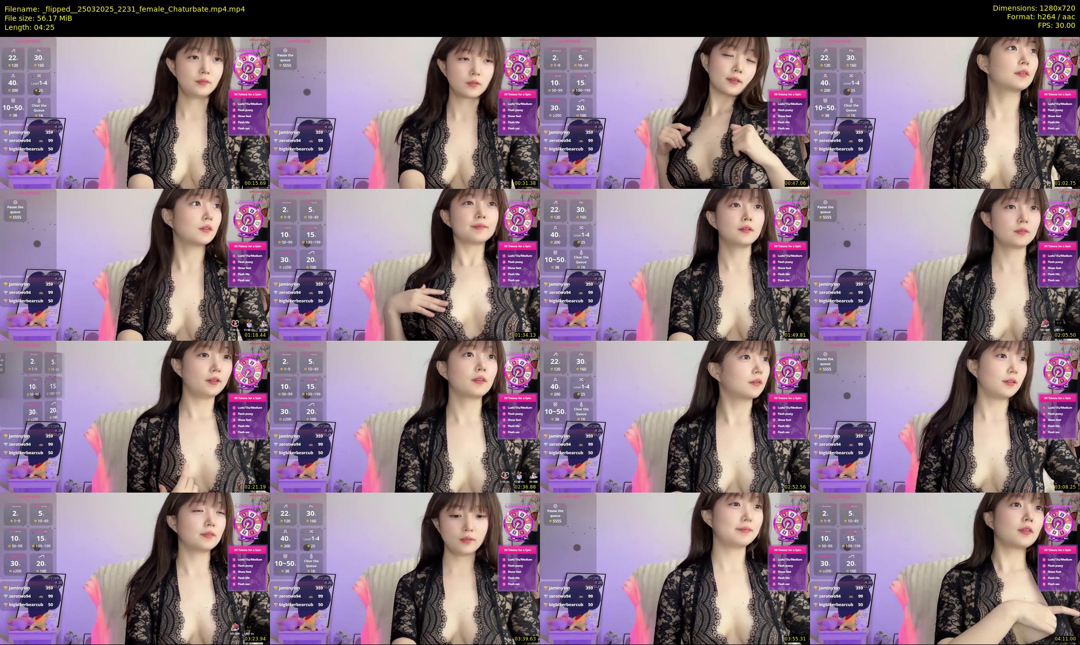 _flipped_ — 5 minute Chaturbate female cam show recording, 720p, Mar 25, 2025
