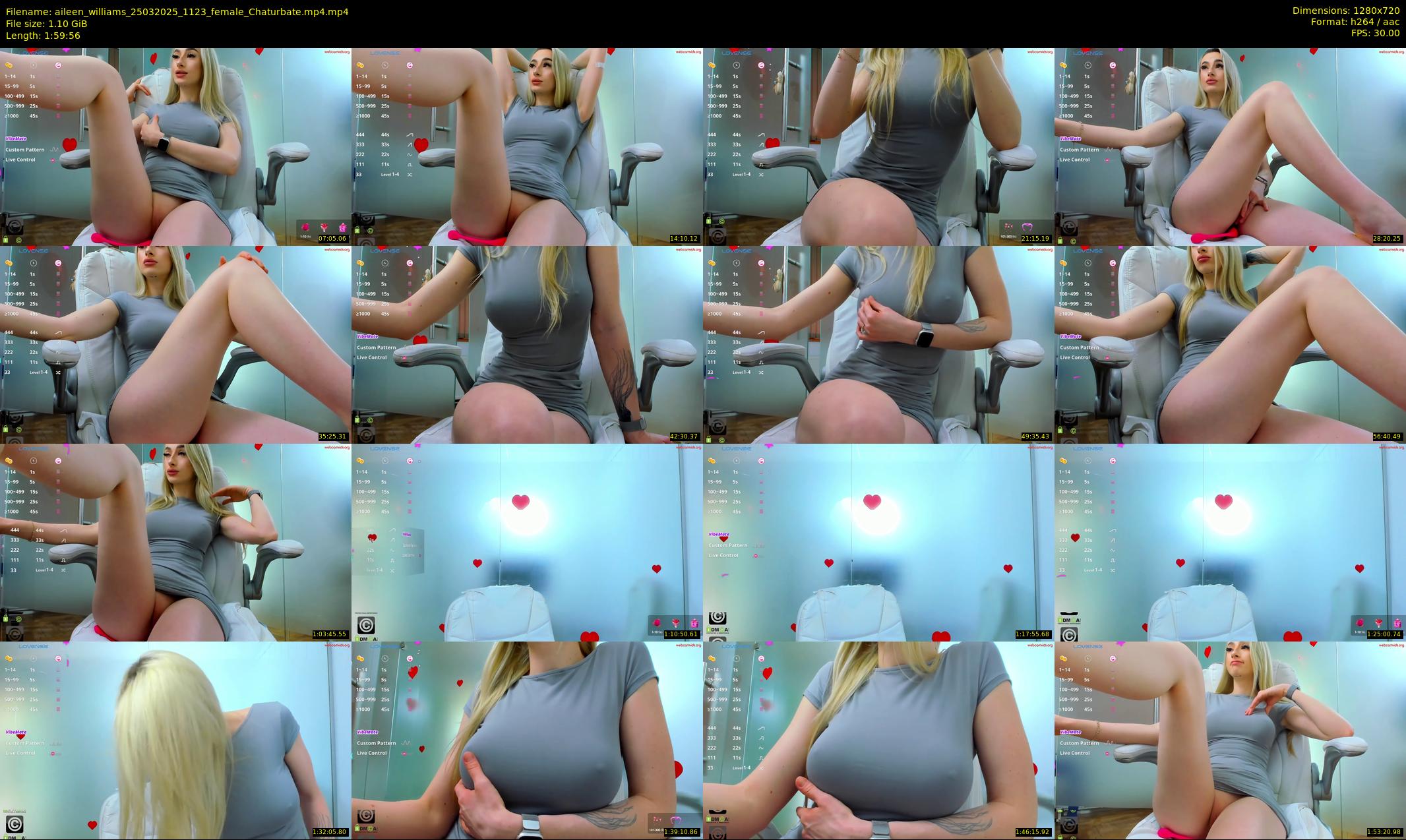aileen_williams — 120 minute Chaturbate female cam show recording, 720p, Mar 25, 2025