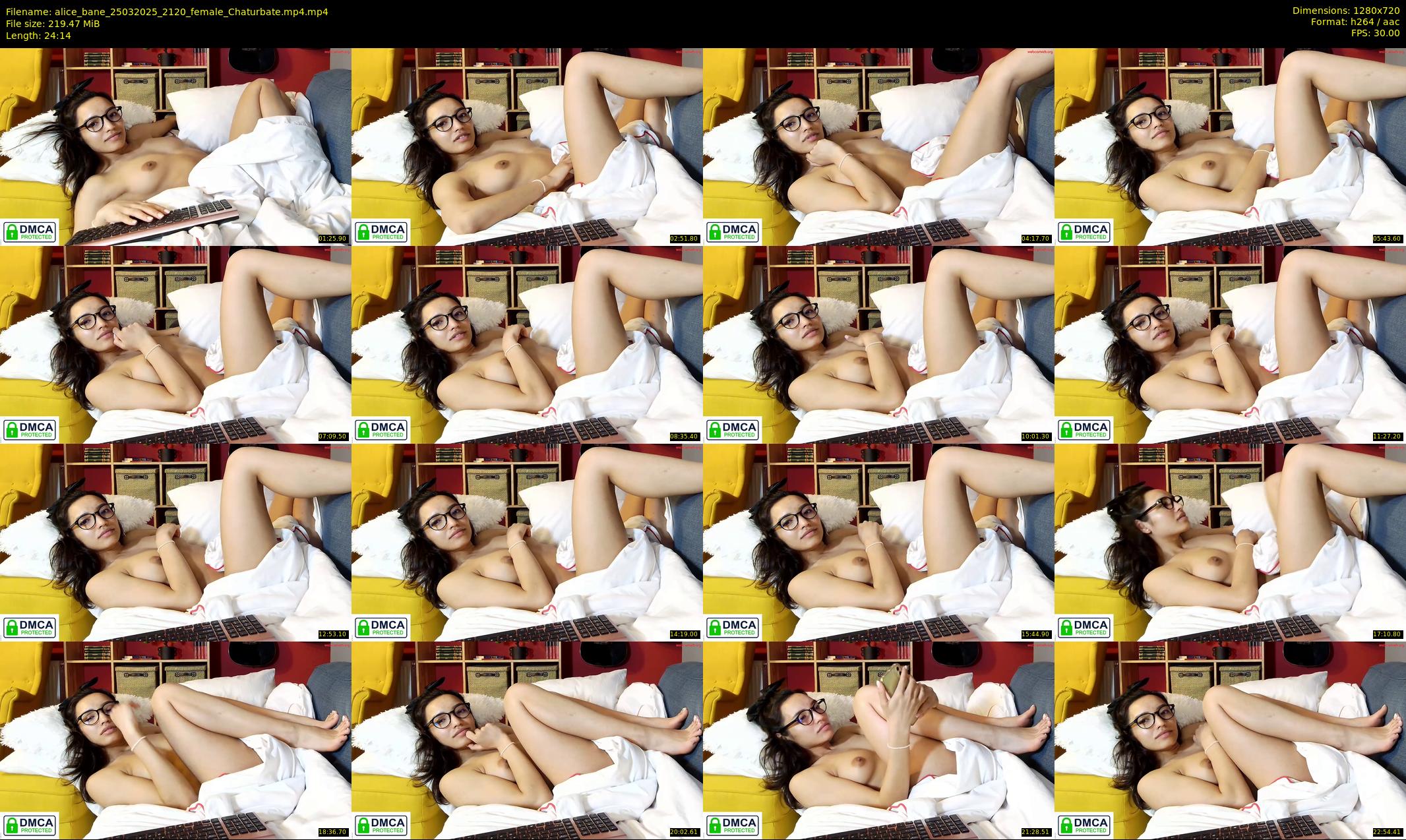 alice_bane — 25 minute Chaturbate female cam show recording, 720p, Mar 25, 2025