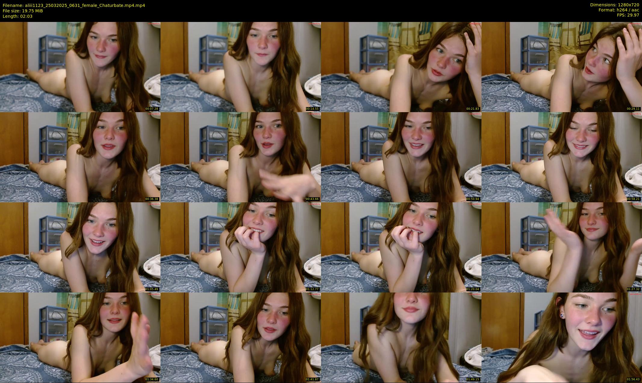aliii1123 — 3 minute Chaturbate female cam show recording, 720p, Mar 25, 2025