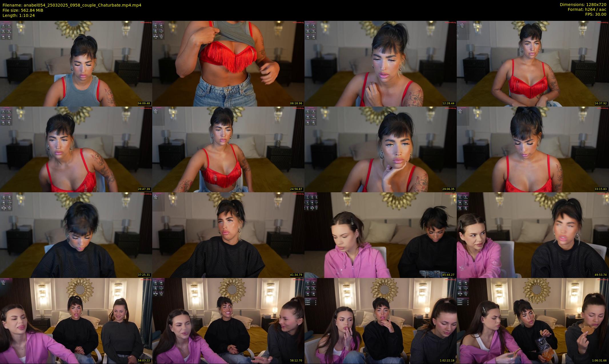 anabel054 — 71 minute Chaturbate female cam show recording, 720p, Mar 25, 2025