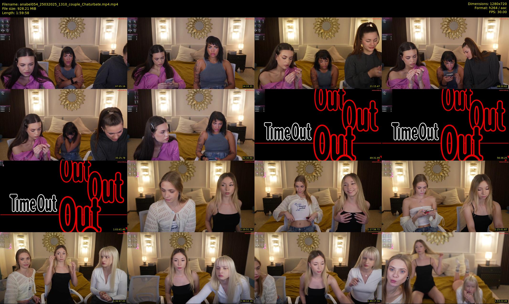 anabel054 — 120 minute Chaturbate female cam show recording, 720p, Mar 25, 2025