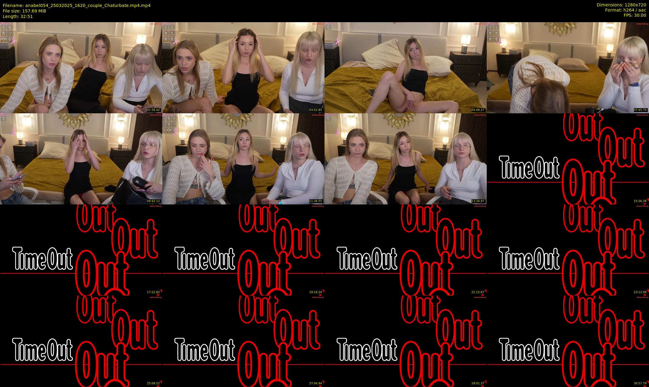 anabel054 — 33 minute Chaturbate female cam show recording, 720p, Mar 25, 2025