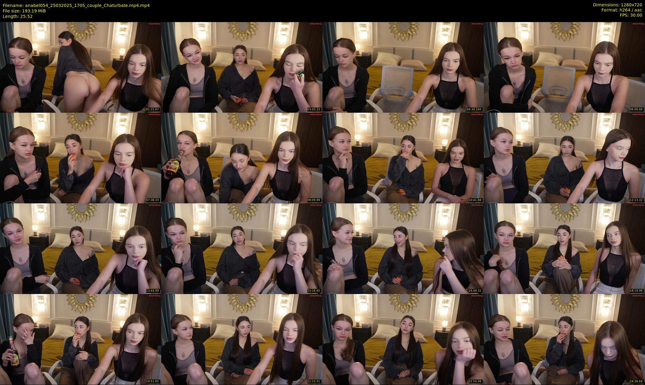 anabel054 — 26 minute Chaturbate female cam show recording, 720p, Mar 25, 2025
