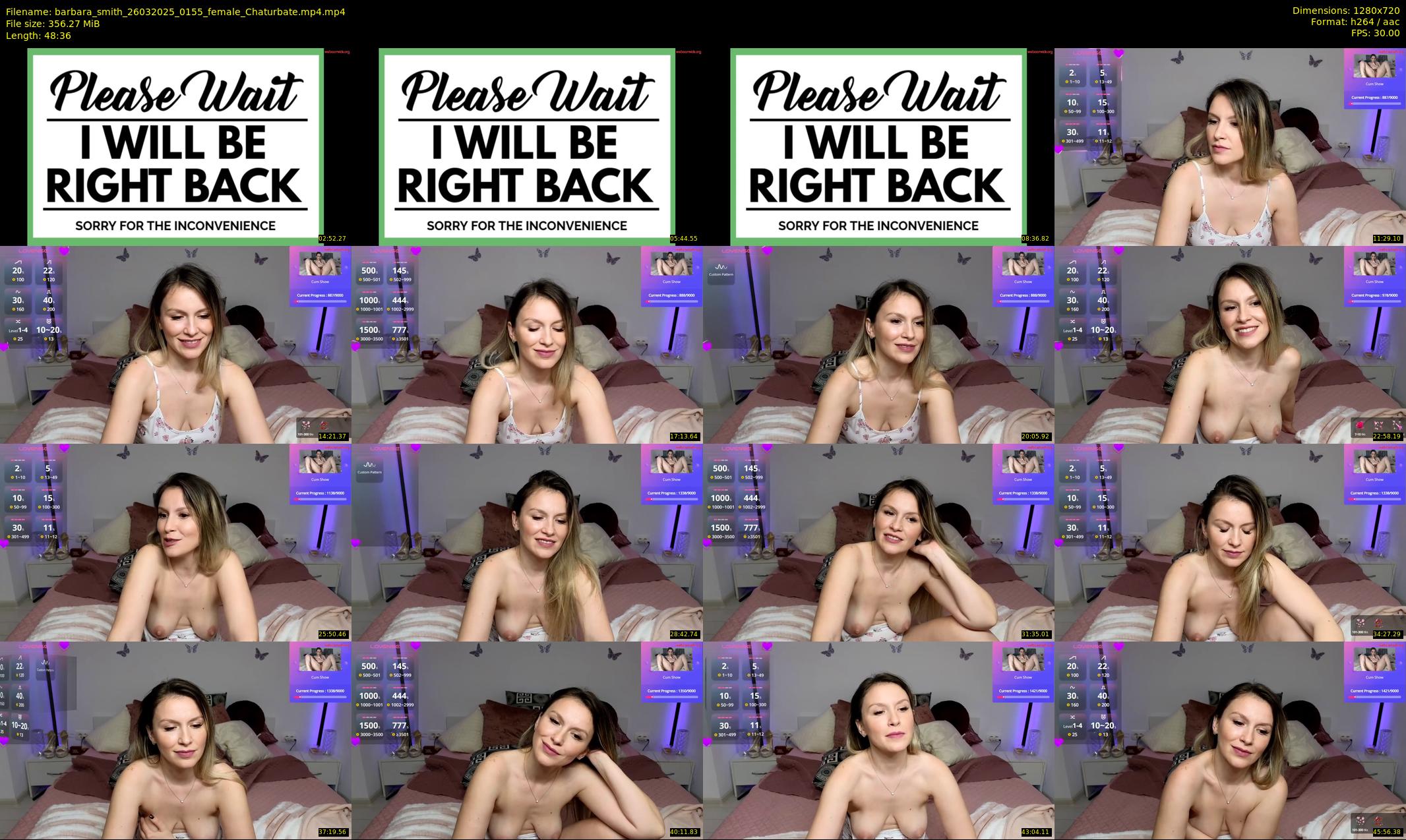 barbara_smith — 49 minute Chaturbate female cam show recording, 720p, Mar 26, 2025