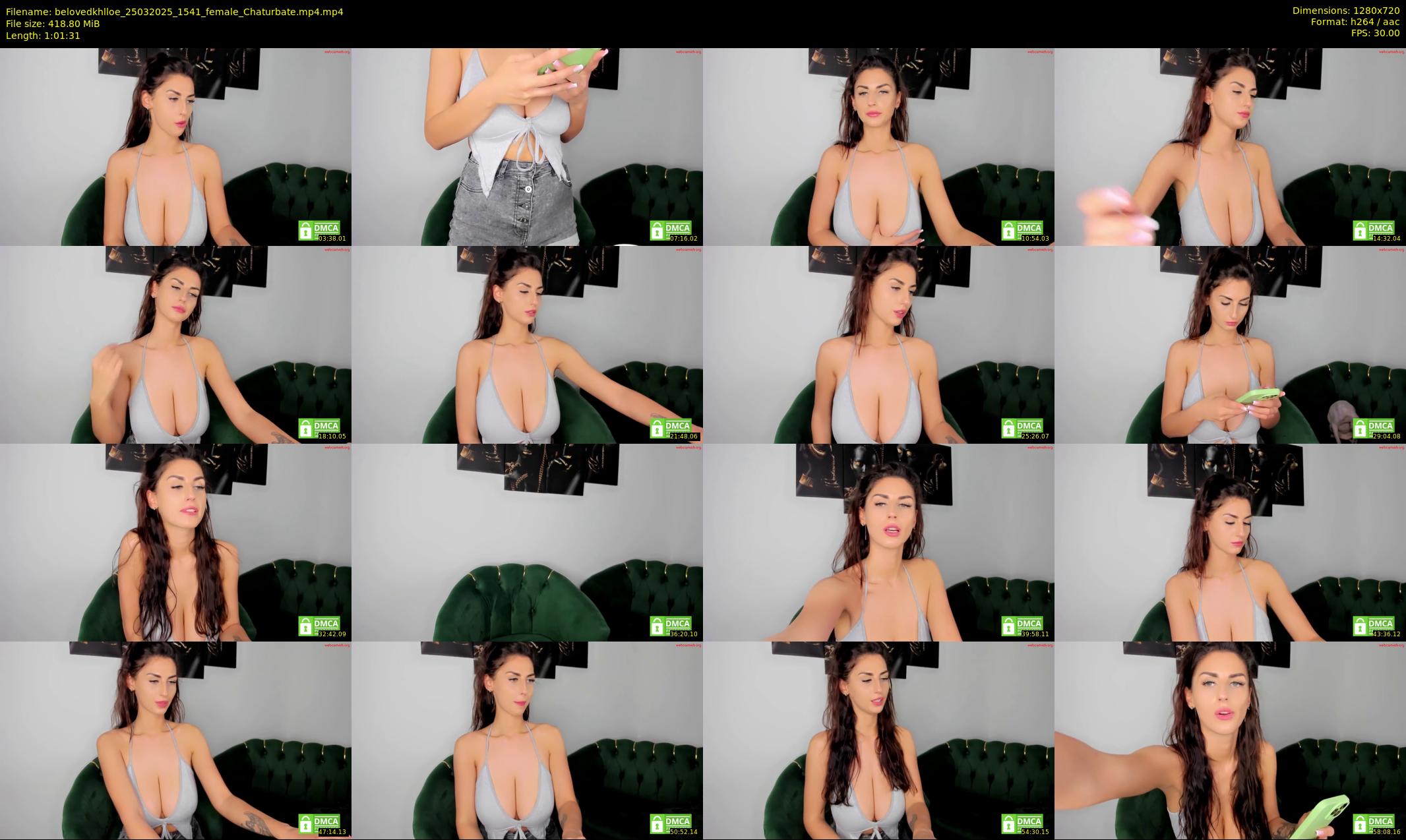 belovedkhlloe — 62 minute Chaturbate female cam show recording, 720p, Mar 25, 2025