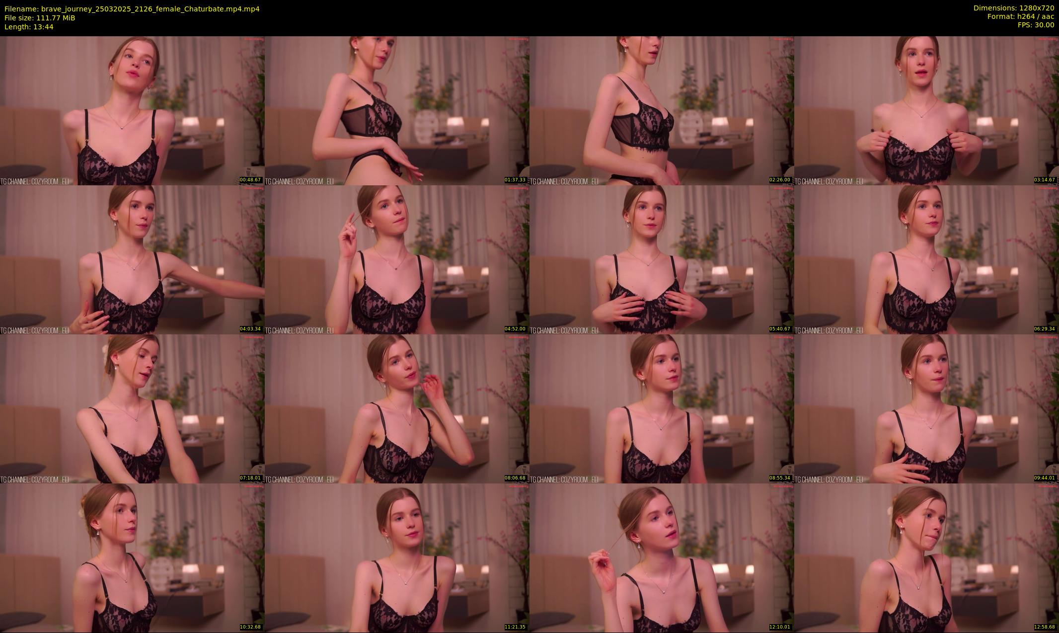 brave_journey — 14 minute Chaturbate female cam show recording, 720p, Mar 25, 2025