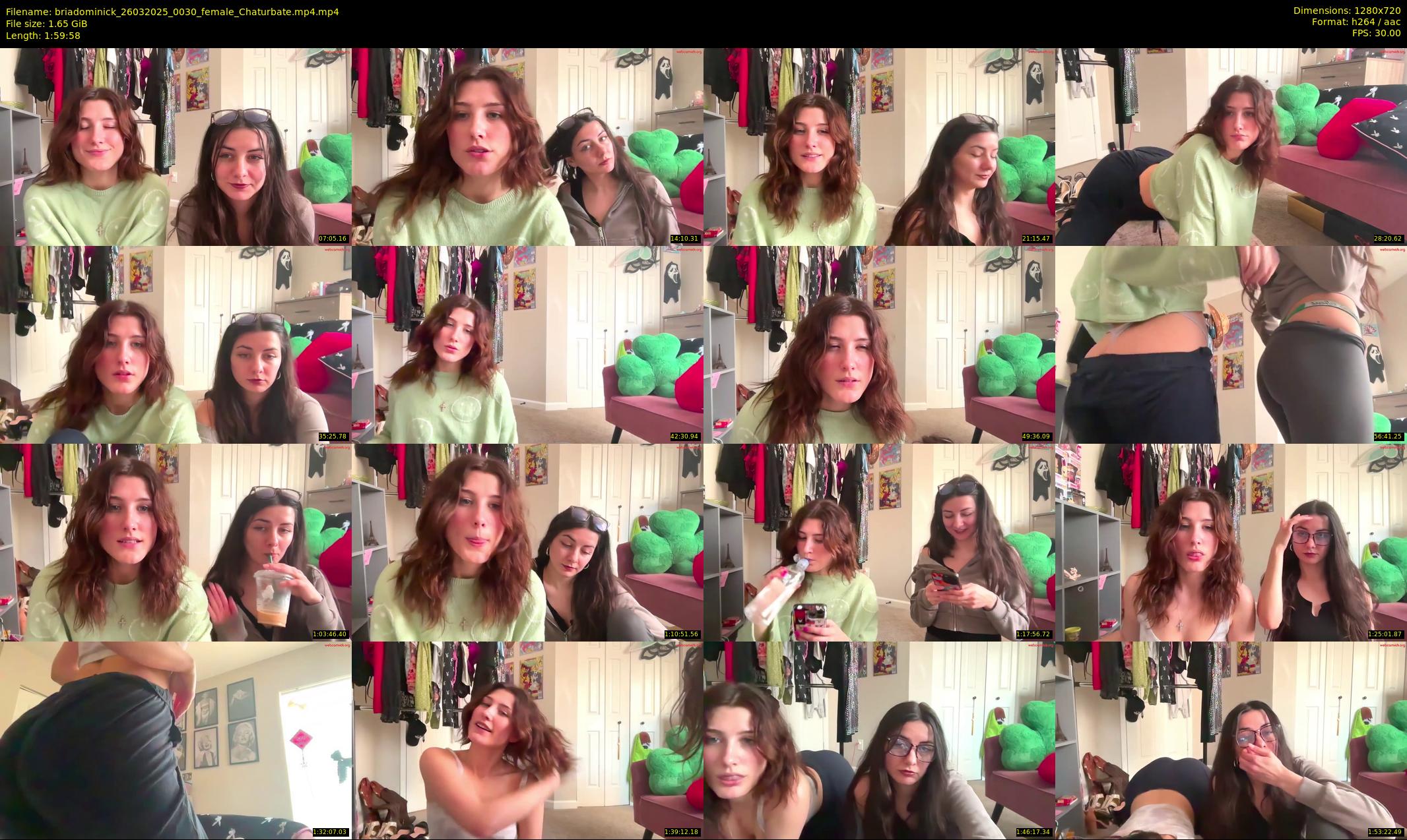 briadominick — 120 minute Chaturbate couple cam show recording, 720p, Mar 26, 2025