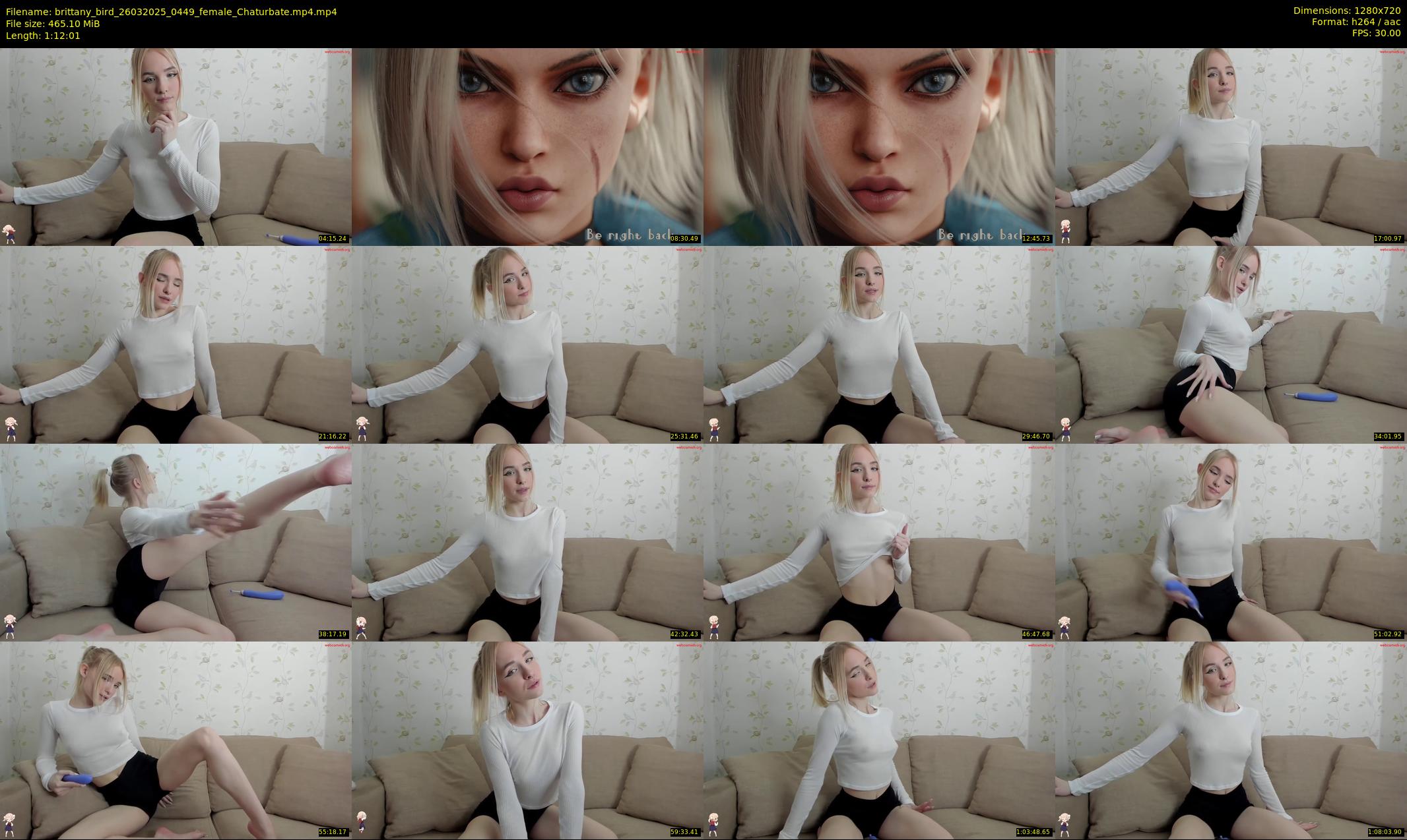 brittany_bird — 73 minute Chaturbate female cam show recording, 720p, Mar 26, 2025