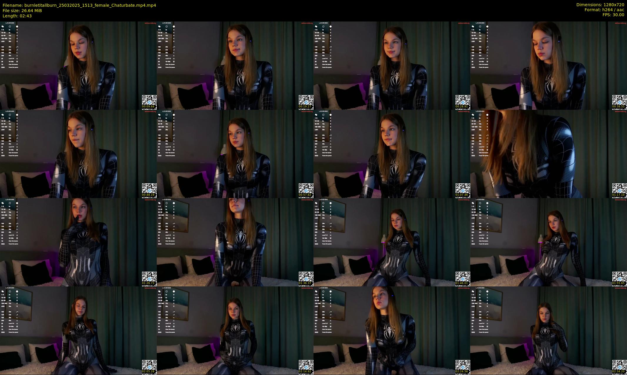 burnletitallburn — 3 minute Chaturbate female cam show recording, 720p, Mar 25, 2025